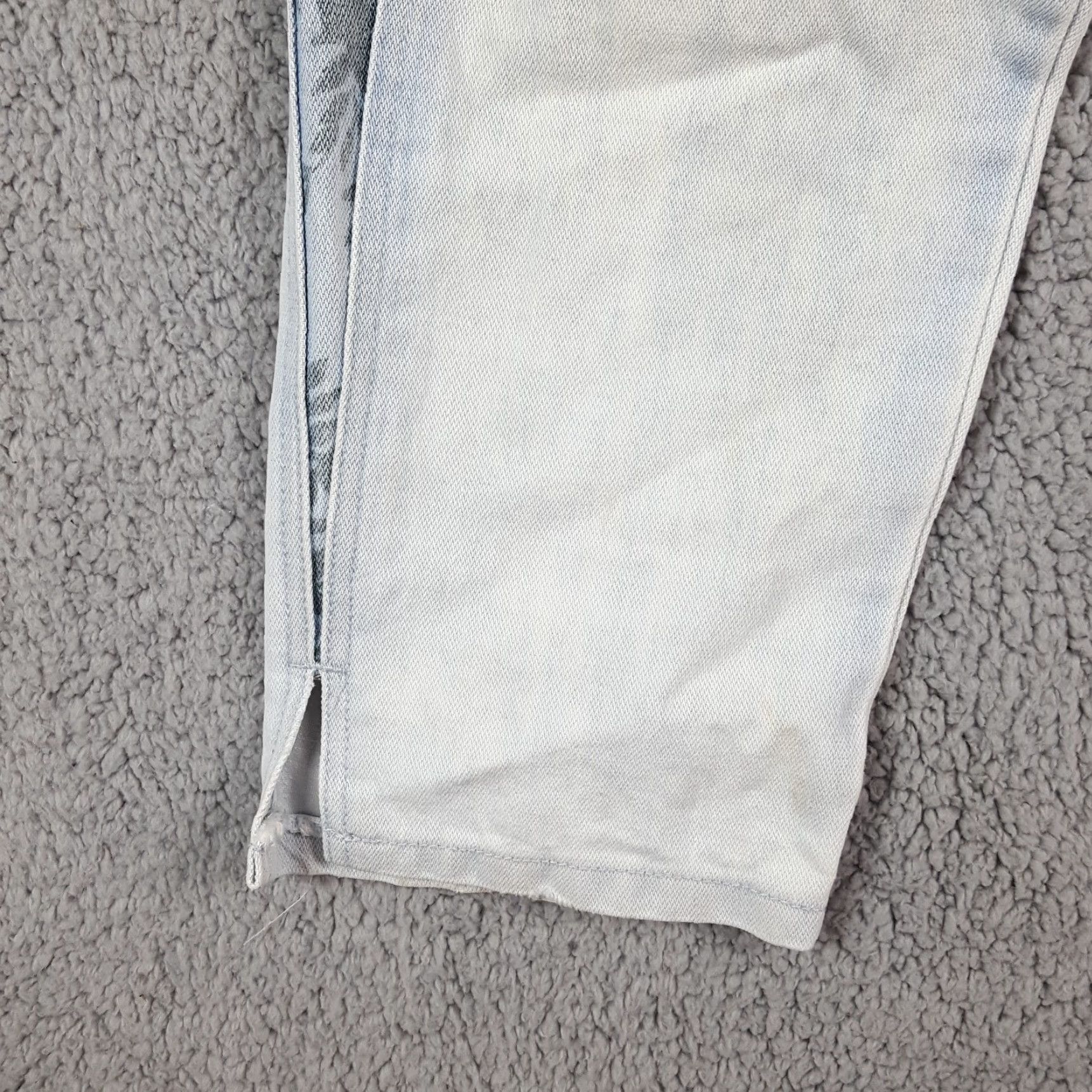 Vintage VINTAGE Mass Confusion Womens Jeans Size 9 High Waist Denim Floral 90s Retro Y2K Casual Blue Size 30" / US 8 / IT 44 - 6 Thumbnail