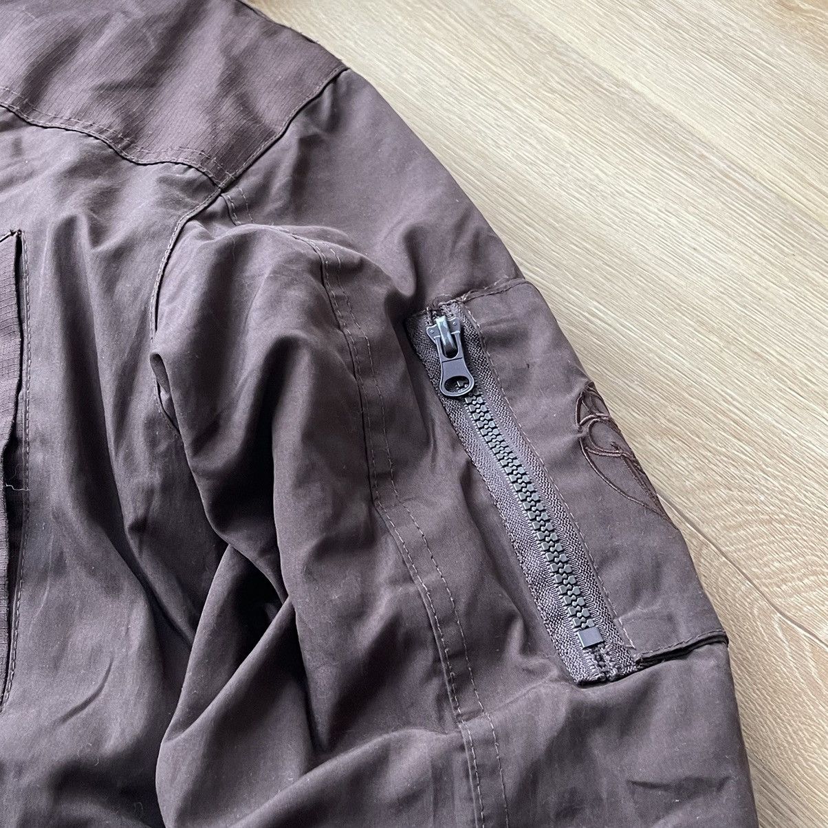 If Six Was Nine Vintage Fur Multi Pocket Bomber Jacket LGB Style Size US L / EU 52-54 / 3 - 15 Thumbnail