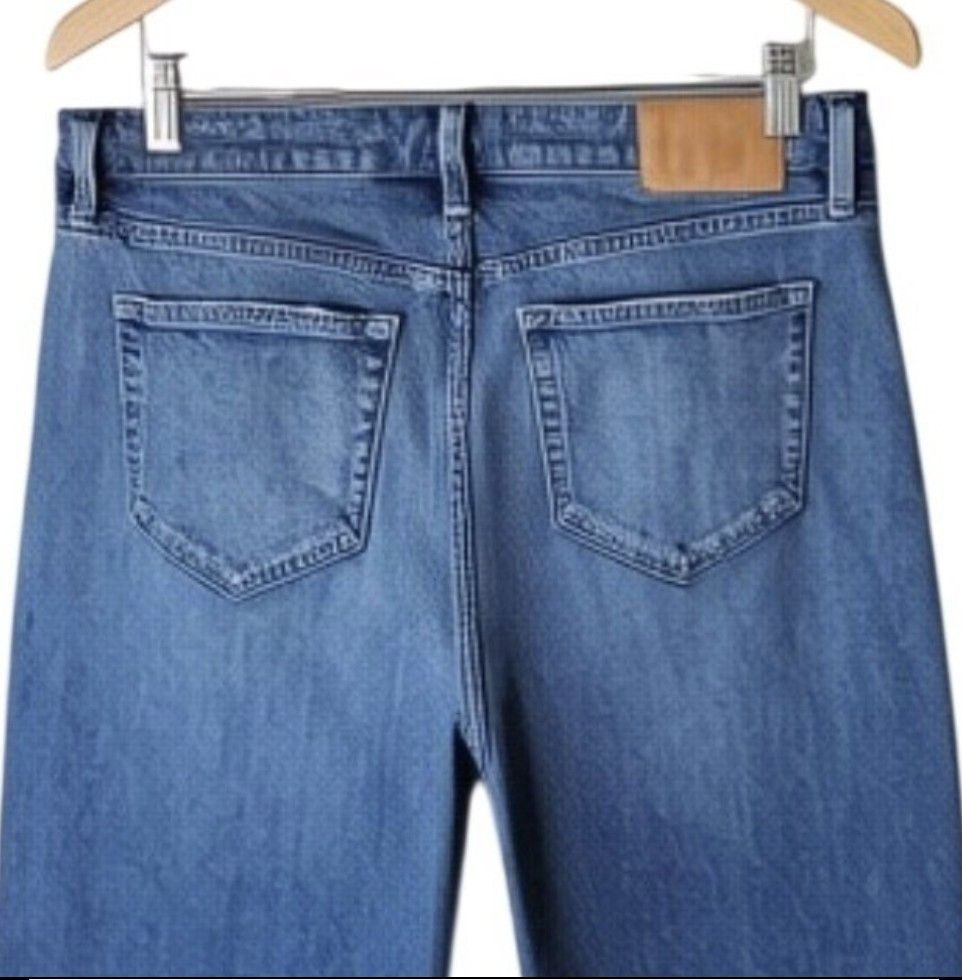 Lafayette 148 Lafayette 148 Wyckoff Wide Leg Jeans Sz 31 High Rise Denim Size 31" - 3 Thumbnail