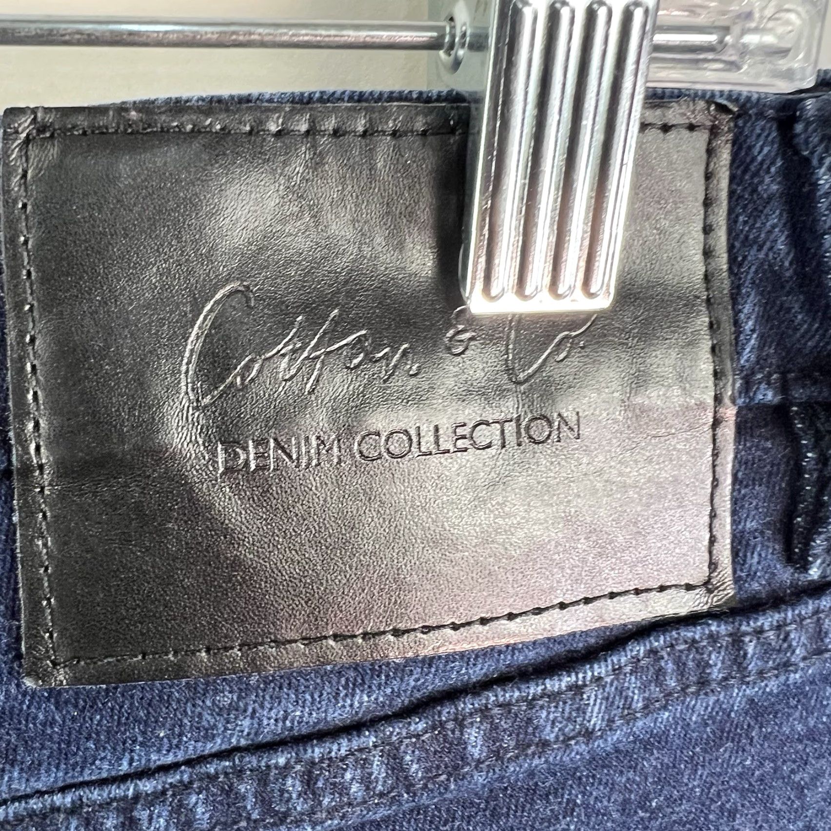 CO Cotton & Co Denim Jeans Mens Size 36 X 31 Blue Distressed Straight 90s Grunge USA 5-Pocket Regular Mens Size US 36 / EU 52 - 7 Thumbnail