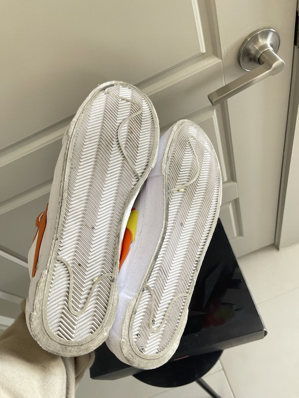 Nike × Sacai Sacai x Nike Blazer Low Magma Orange Size US 10 / EU 43 - 5 Thumbnail