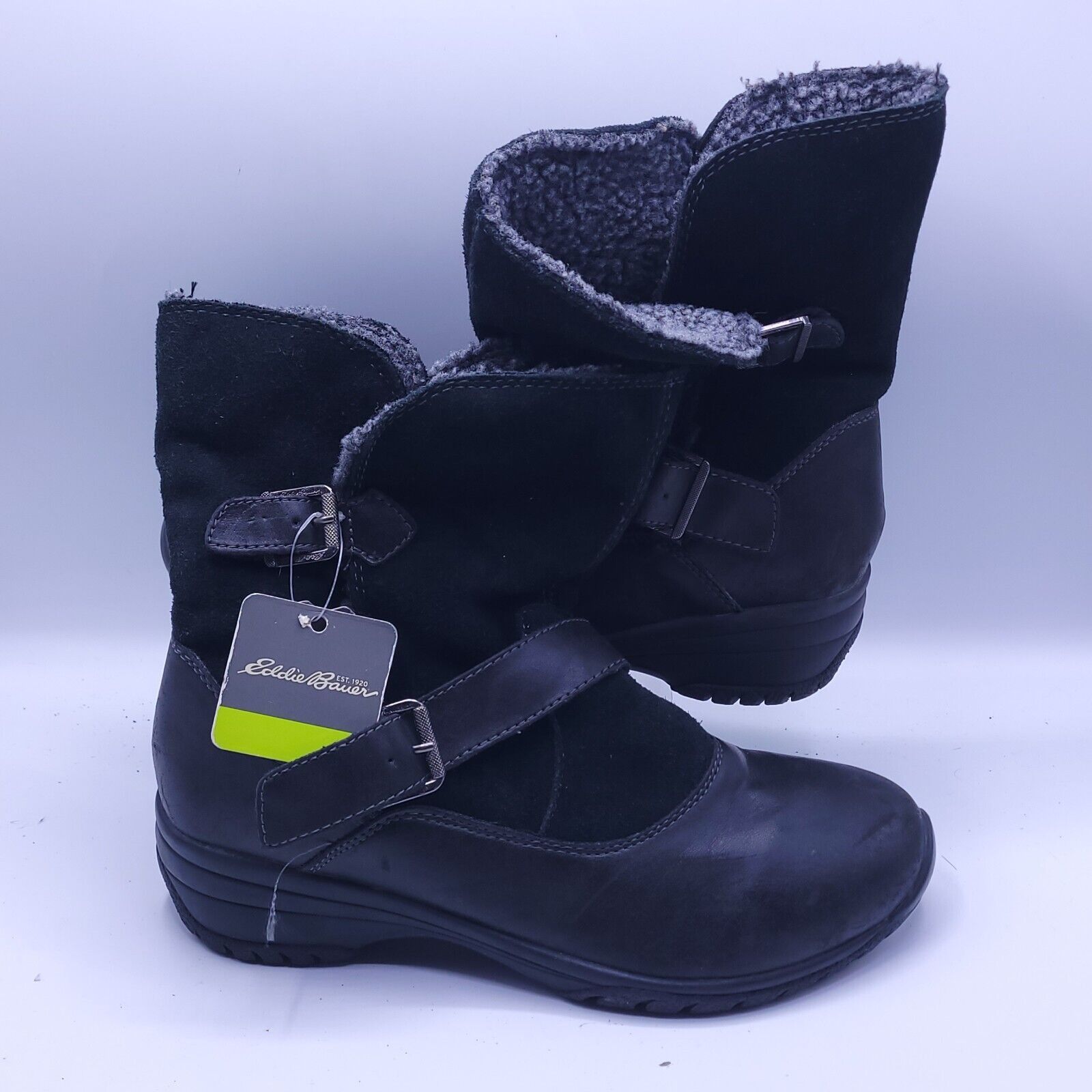 Eddie Bauer Eddie Bauer Casual Suede Boot Womens Size 9.5 120713 Black Size US 9.5 / IT 39.5 - 6 Thumbnail