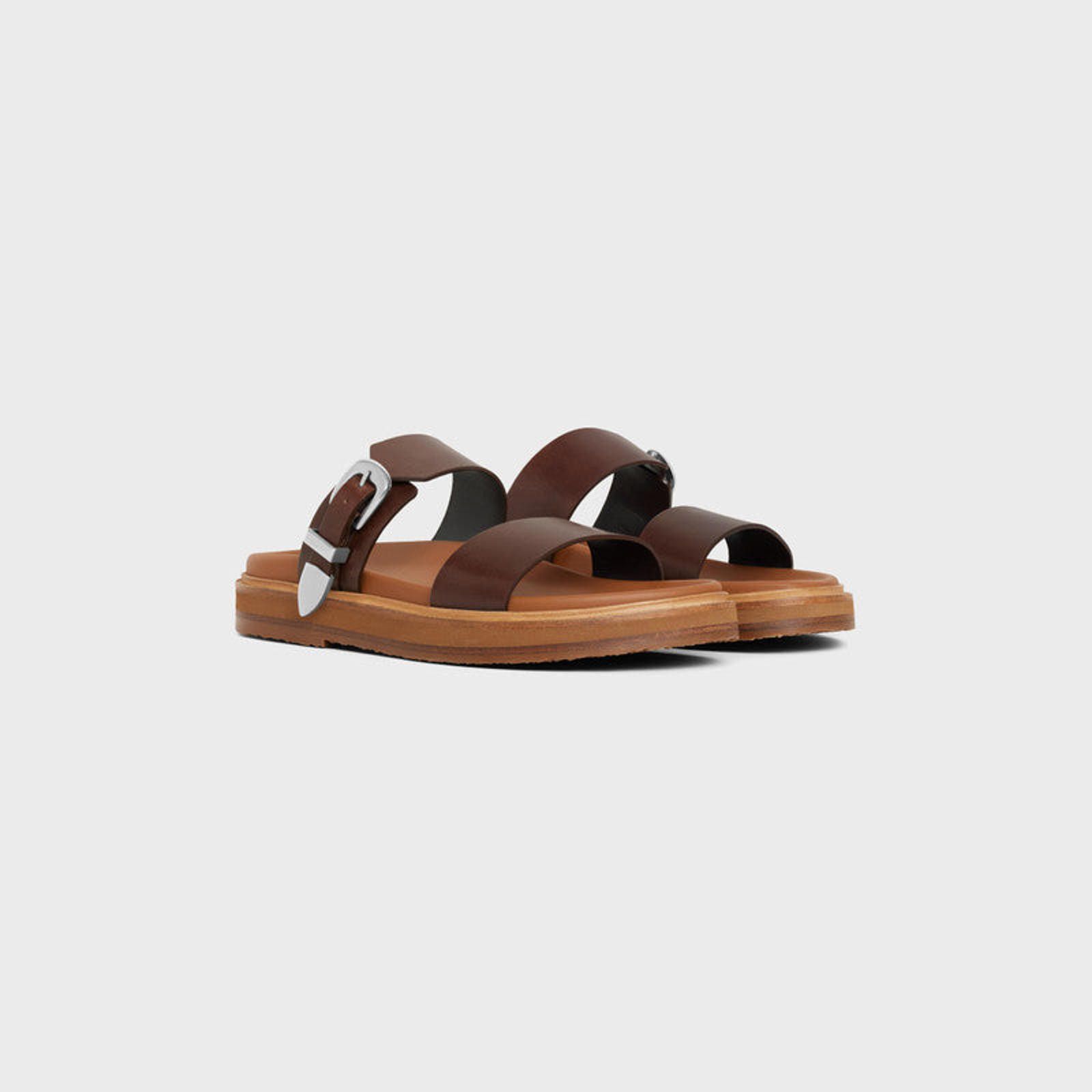Celine Celine Tippi Leather Mules Size US 6 / EU 39 - 2 Thumbnail