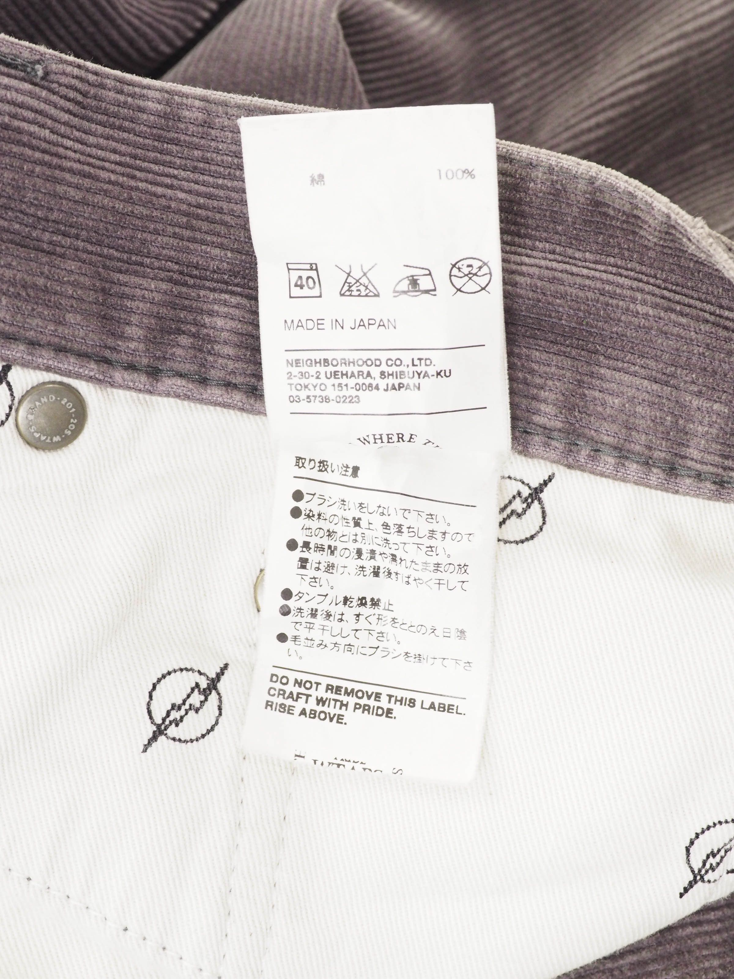 Wtaps WTAPS corduroy pants Size US 30 / EU 46 - 10 Thumbnail
