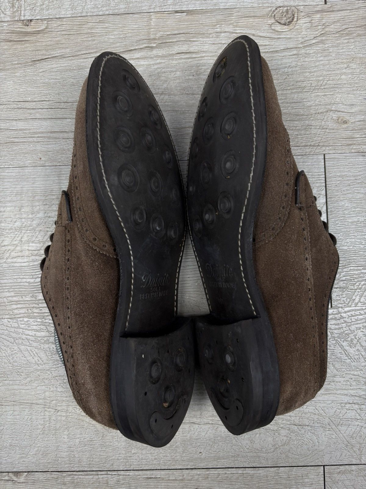 Church's Rare Luxury Church's Hand Made Suede Brogue Leather Derby Kingdom Shoes Sneakers Size US 12 / EU 45 - 7 Thumbnail