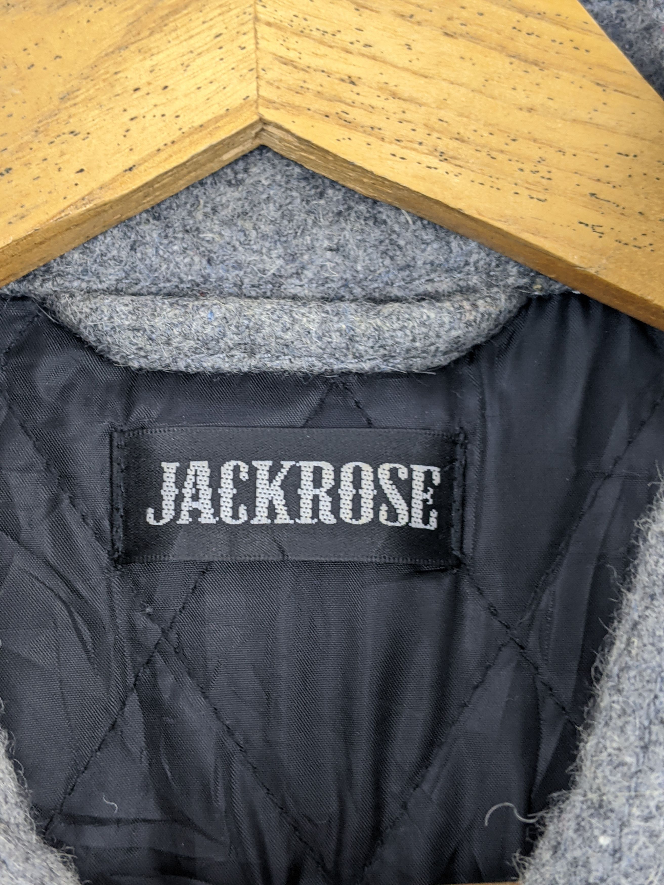 JACKROSE Vintage 80s Jack Rose Wording Wool Jacket MJ0110Z Size US XL / EU 56 / 4 - 5 Thumbnail