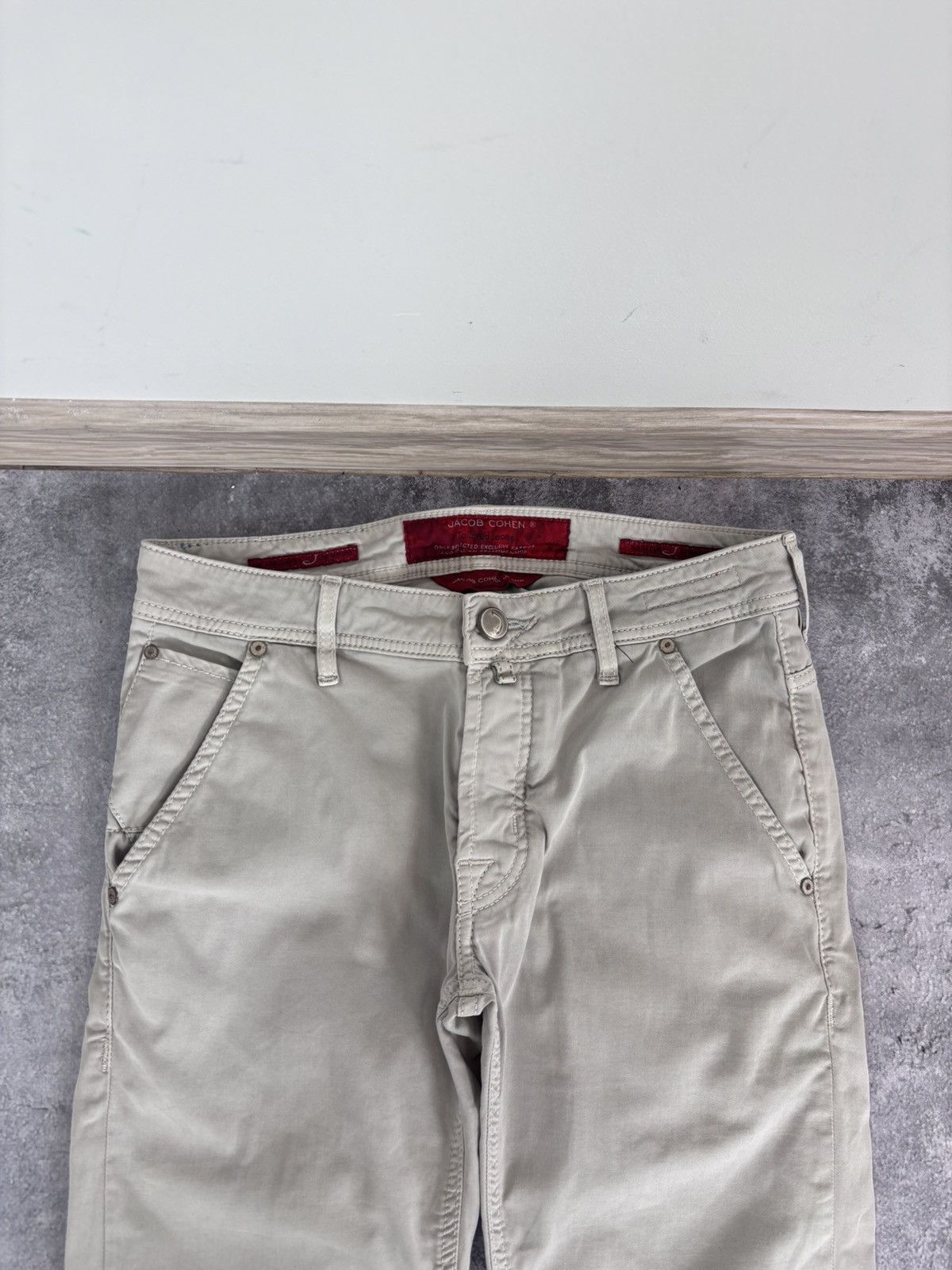 Jacob Cohen Jacob Cohen J613 Comf Vintage Men’s Beige Jeans Pants Size US 30 / EU 46 - 6 Thumbnail