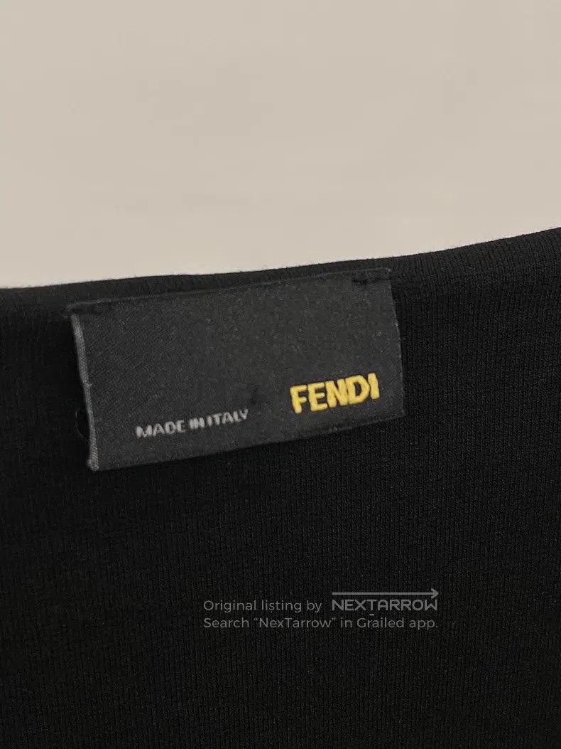 Fendi Fendi Patchwork Dress Size L / US 10 / IT 46 - 9 Thumbnail