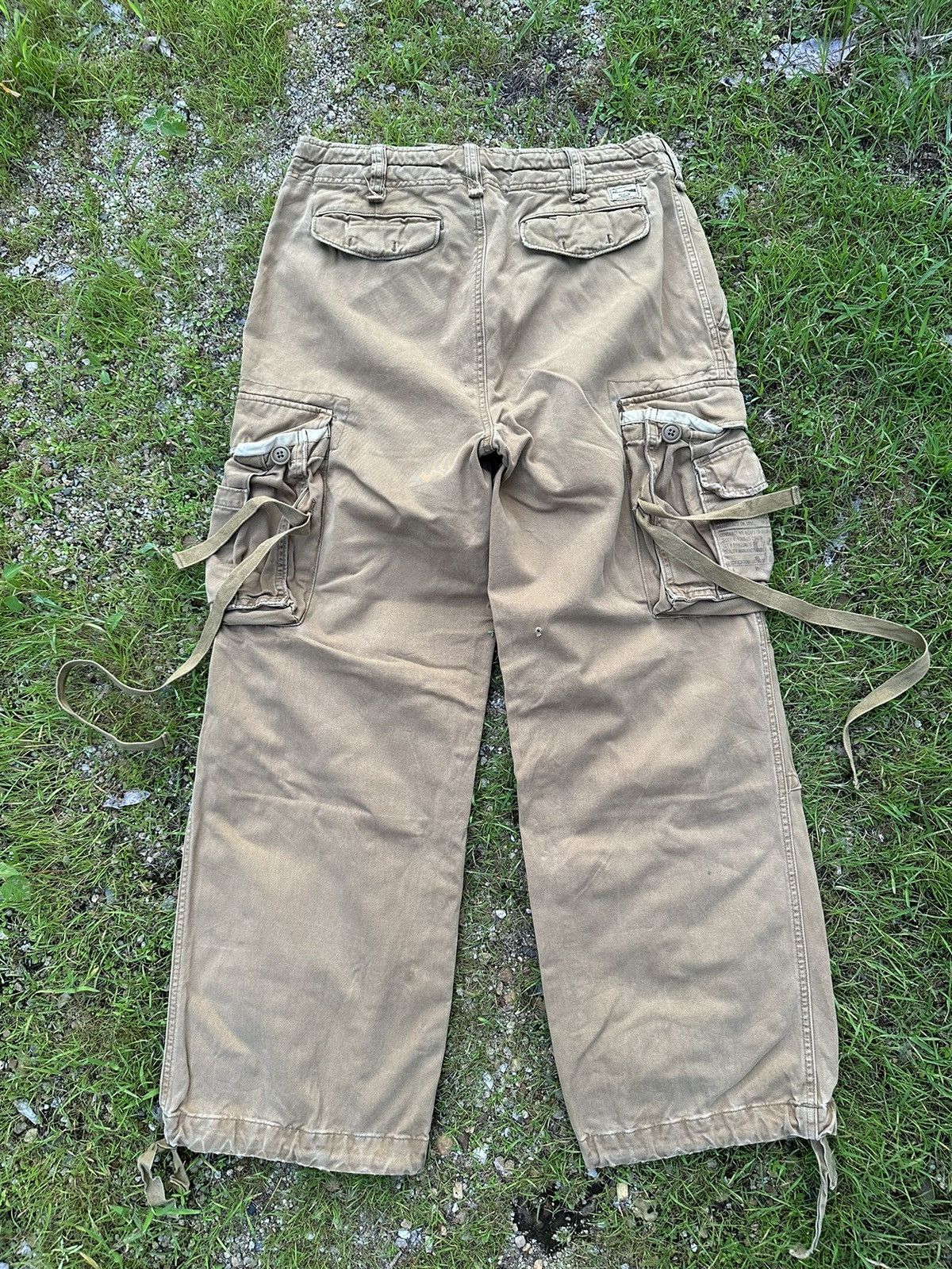 Abercrombie & Fitch SICKS🔥ABERCROMBIE MULTIPOCKET BONDAGE PARACHUTE CARGO PANTS Size US 32 / EU 48 - 9 Thumbnail