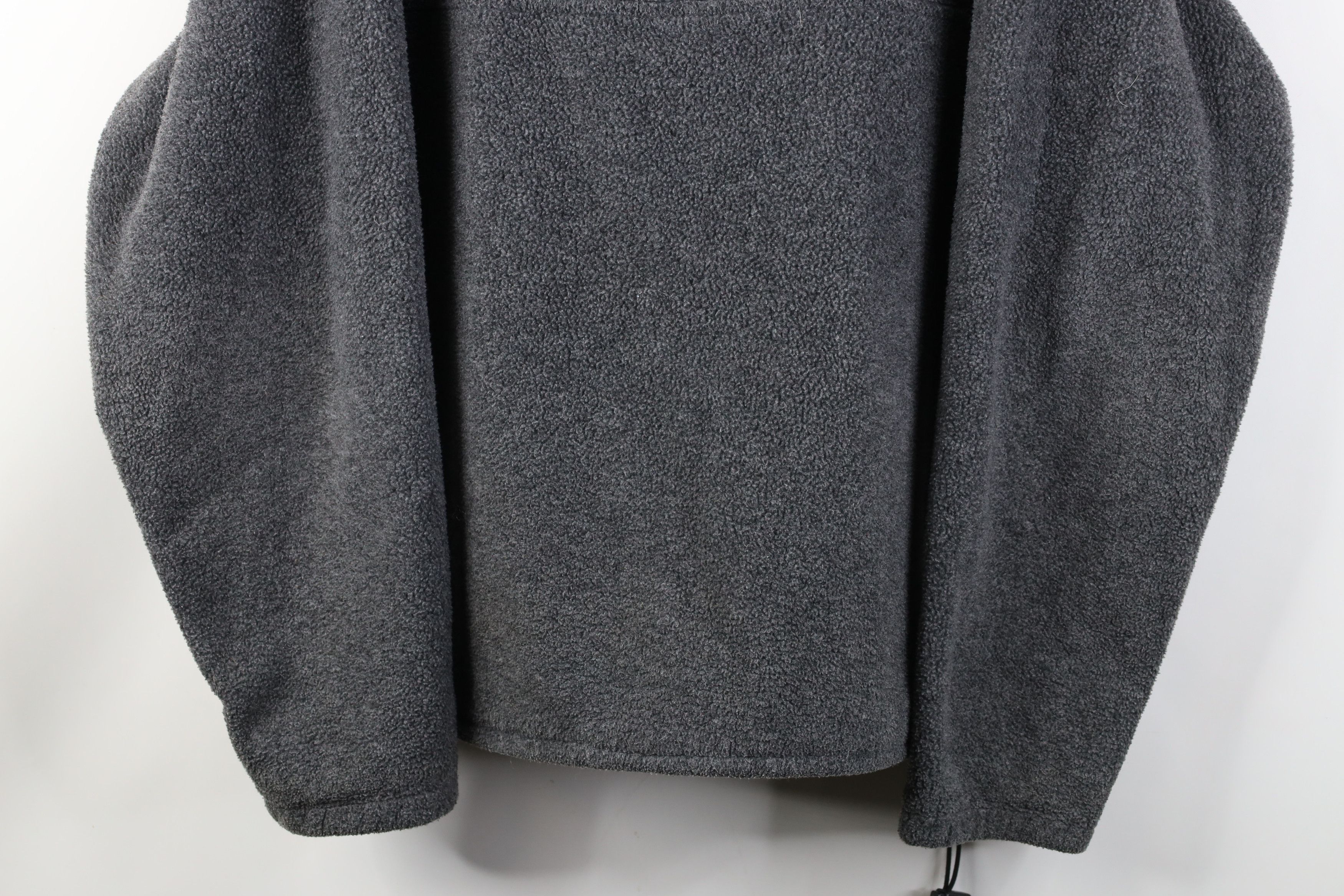 Vintage Vintage 90s Streetwear 1/4 Half Zip Fleece Sweater Gray Size US L / EU 52-54 / 3 - 3 Thumbnail