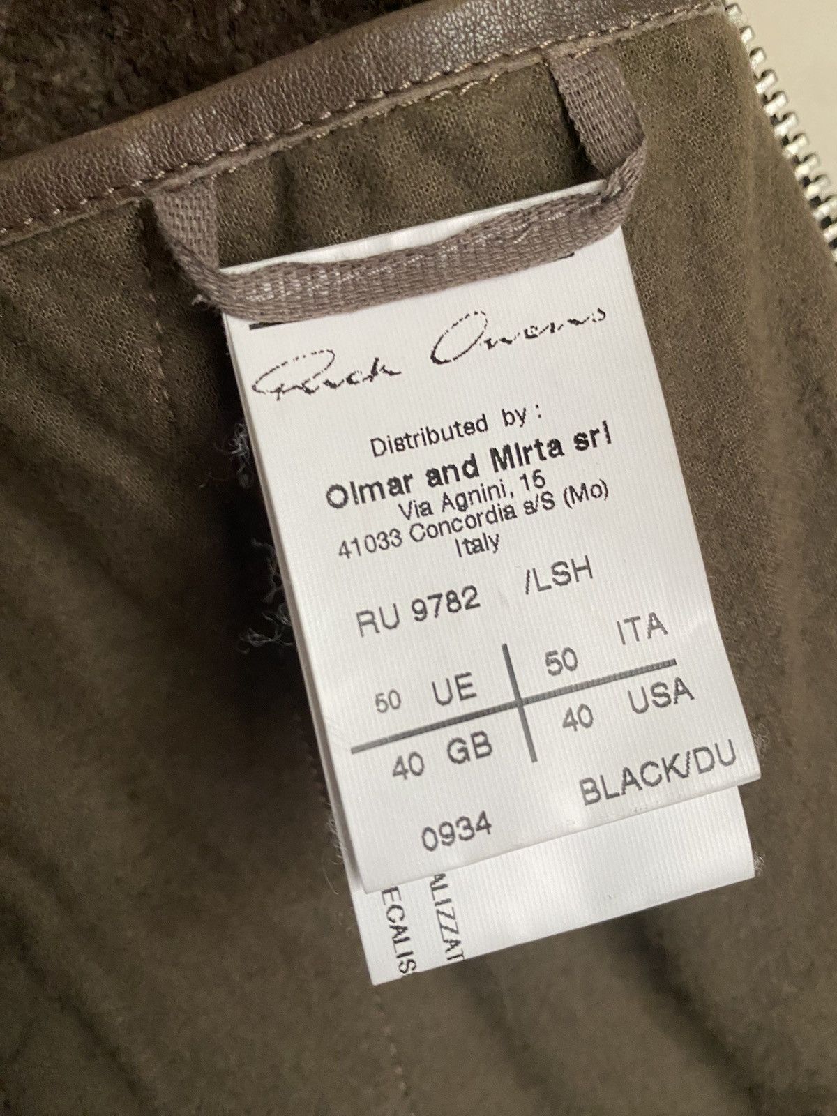 Rick Owens Rick Owens Shearling Geo and leather jacket Size US M / EU 48-50 / 2 - 5 Thumbnail