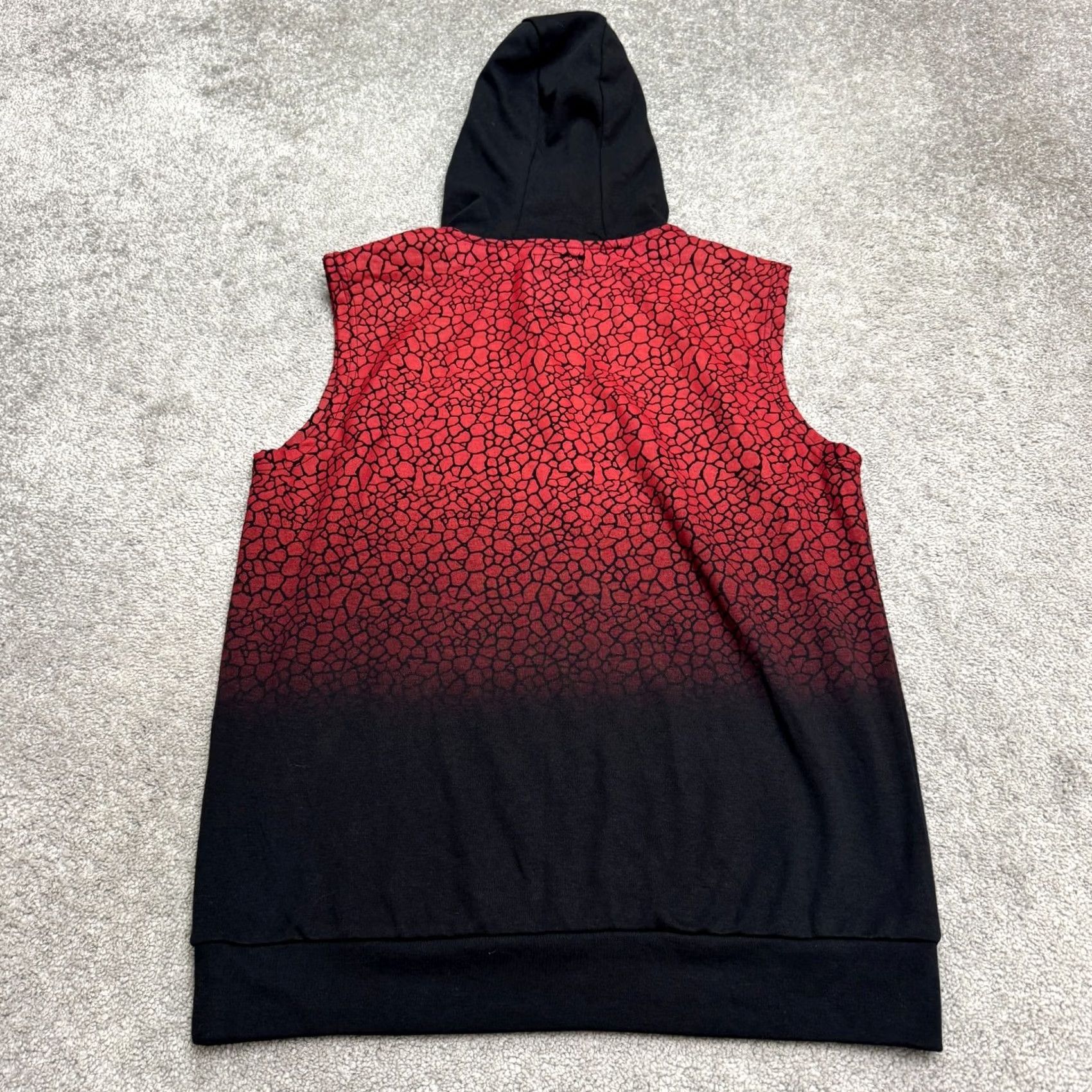 Ecko Unltd. Ecko Unltd Jacket Vest Pullover Hoodie Red Black Ombre Geometric Medium Mens NWT Size US M / EU 48-50 / 2 - 2 Thumbnail