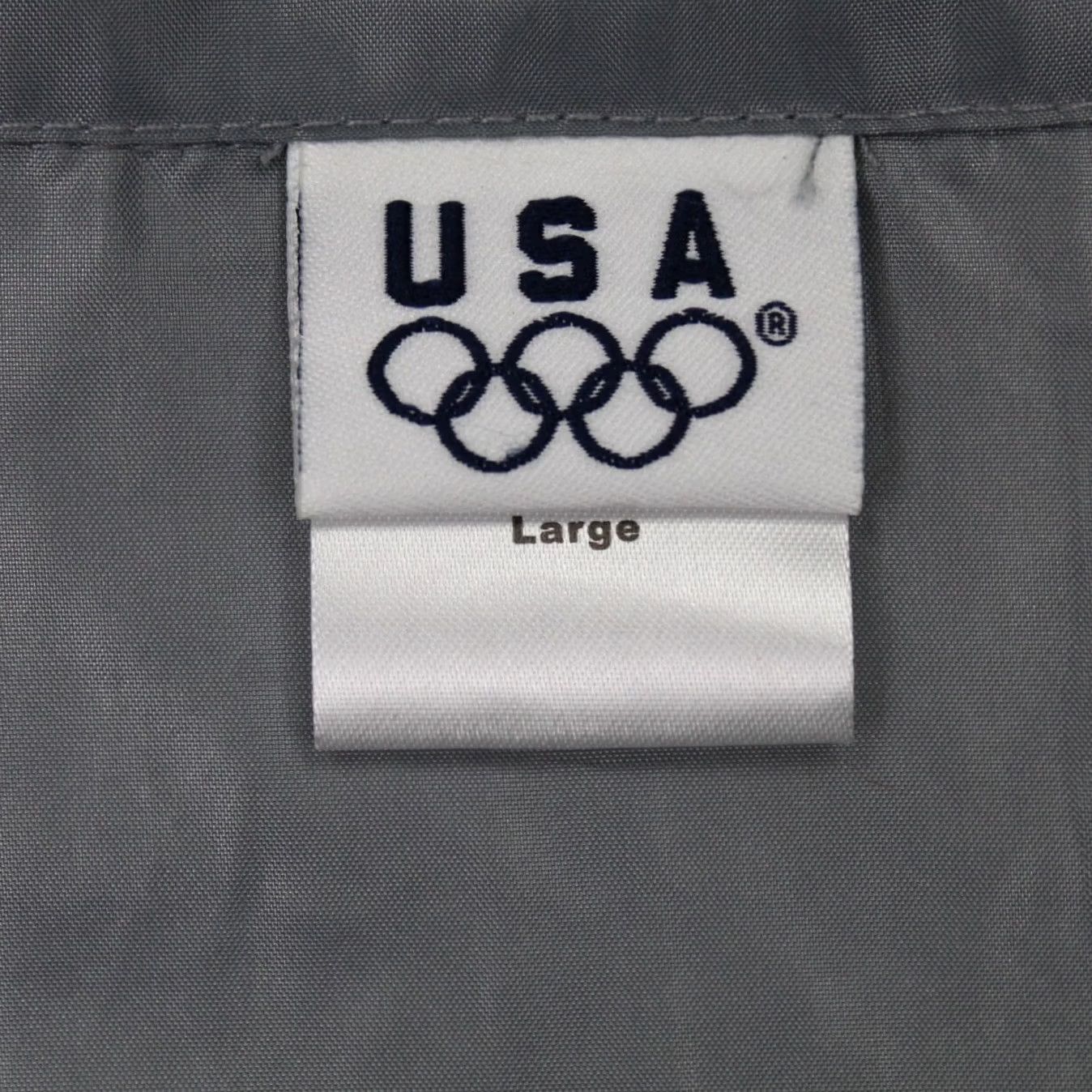 Logo 7 Team USA Windbreaker Jacket Men L Gray 1/4 Zip Rio Olympics Logo Pullover Size US L / EU 52-54 / 3 - 6 Thumbnail