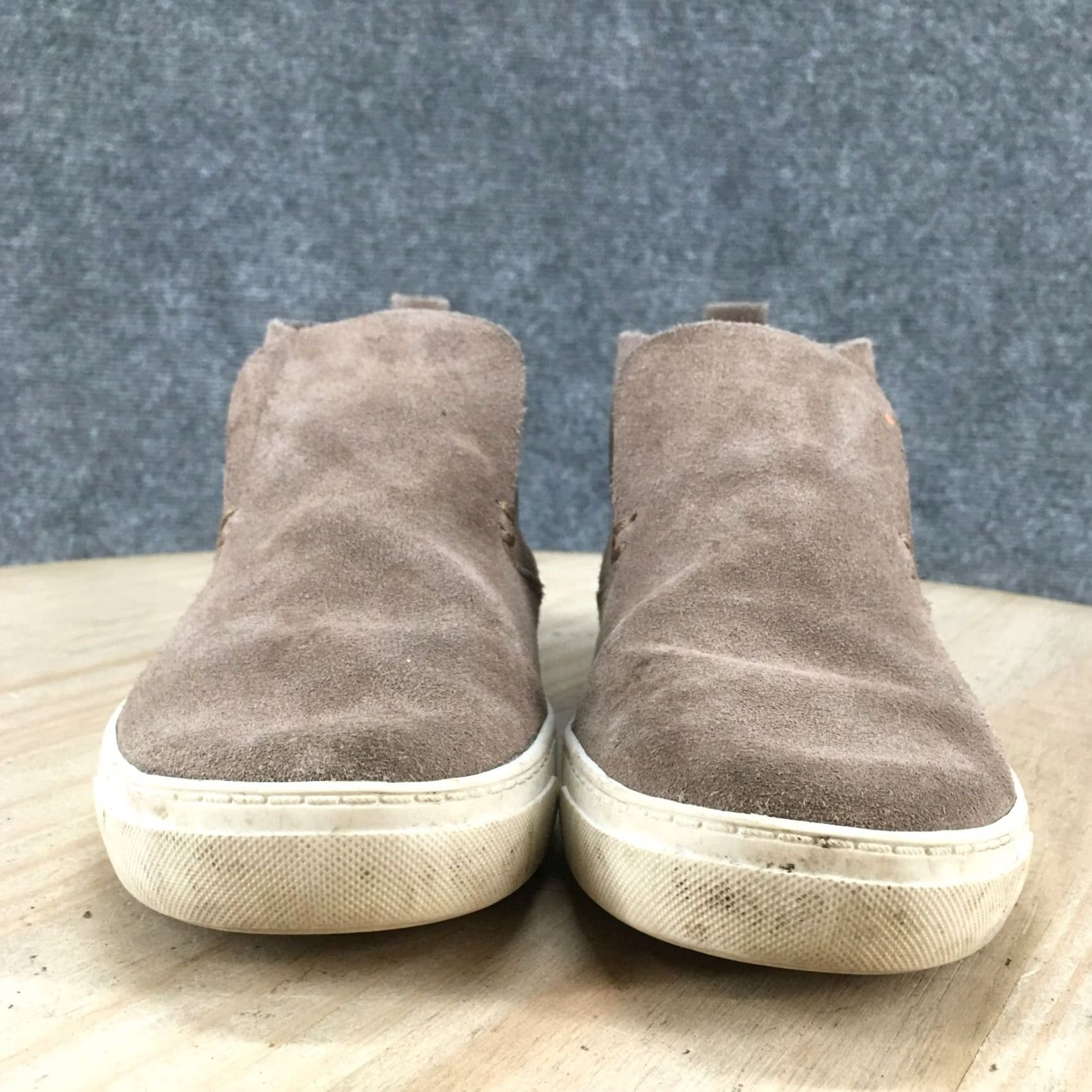 Dolce Vita DV Dolce Vita Boots Womens 6.5 Ankle Booties Brown Leather Pull On Almond Toe Size US 7 / IT 37 - 3 Thumbnail