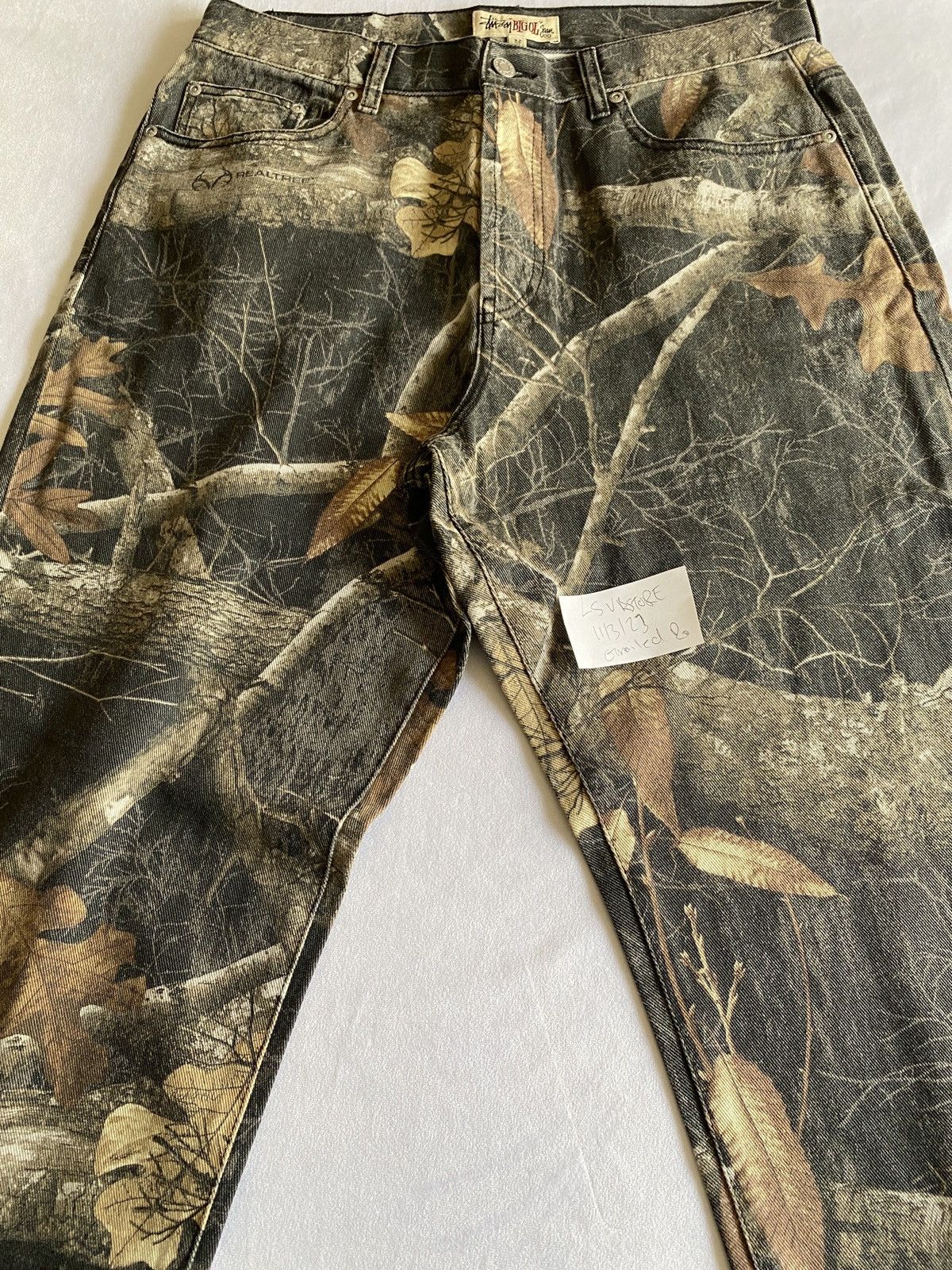 Jeans Stussy Big Ol Jean Realtree Edge Negros River Stu00fcssy Big