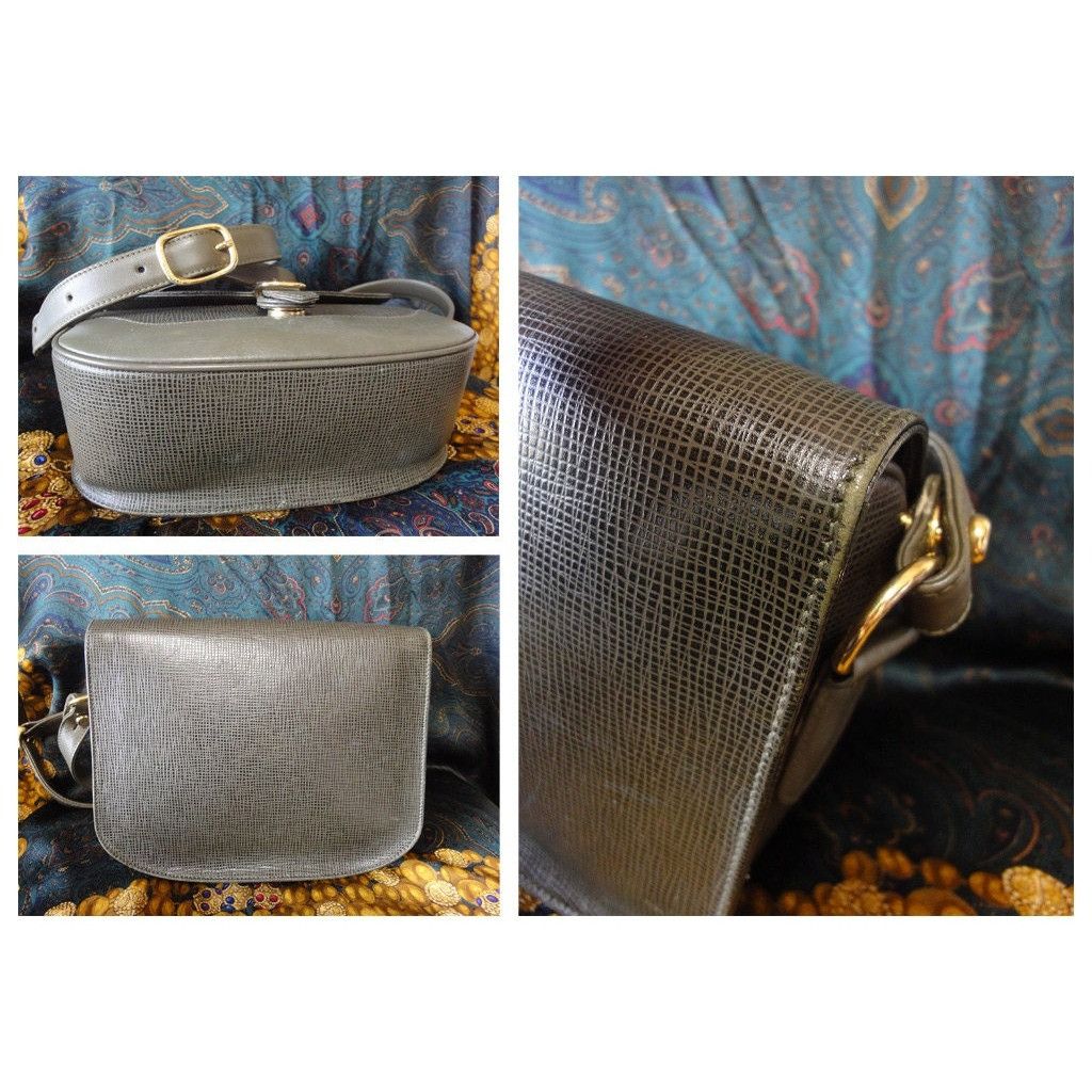 Huntington Vintage Hunting World khaki genuine leather shoulder bag Size ONE SIZE - 3 Thumbnail