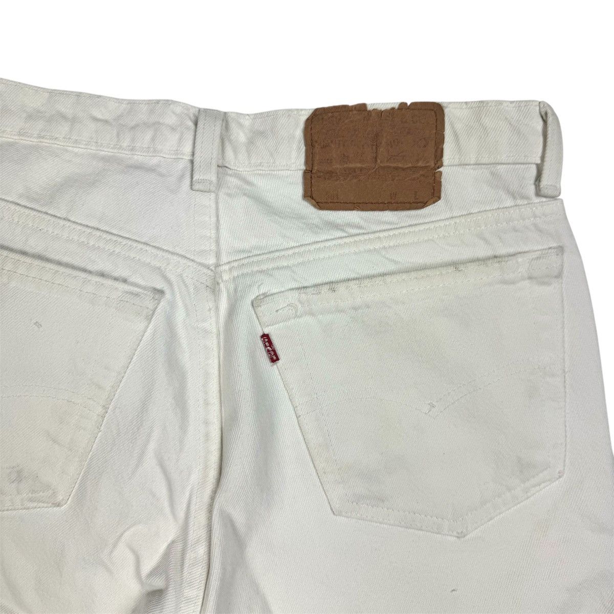 Levi's VINTAGE LEVI'S WHITE 501 DENIM Size US 30 / EU 46 - 4 Thumbnail
