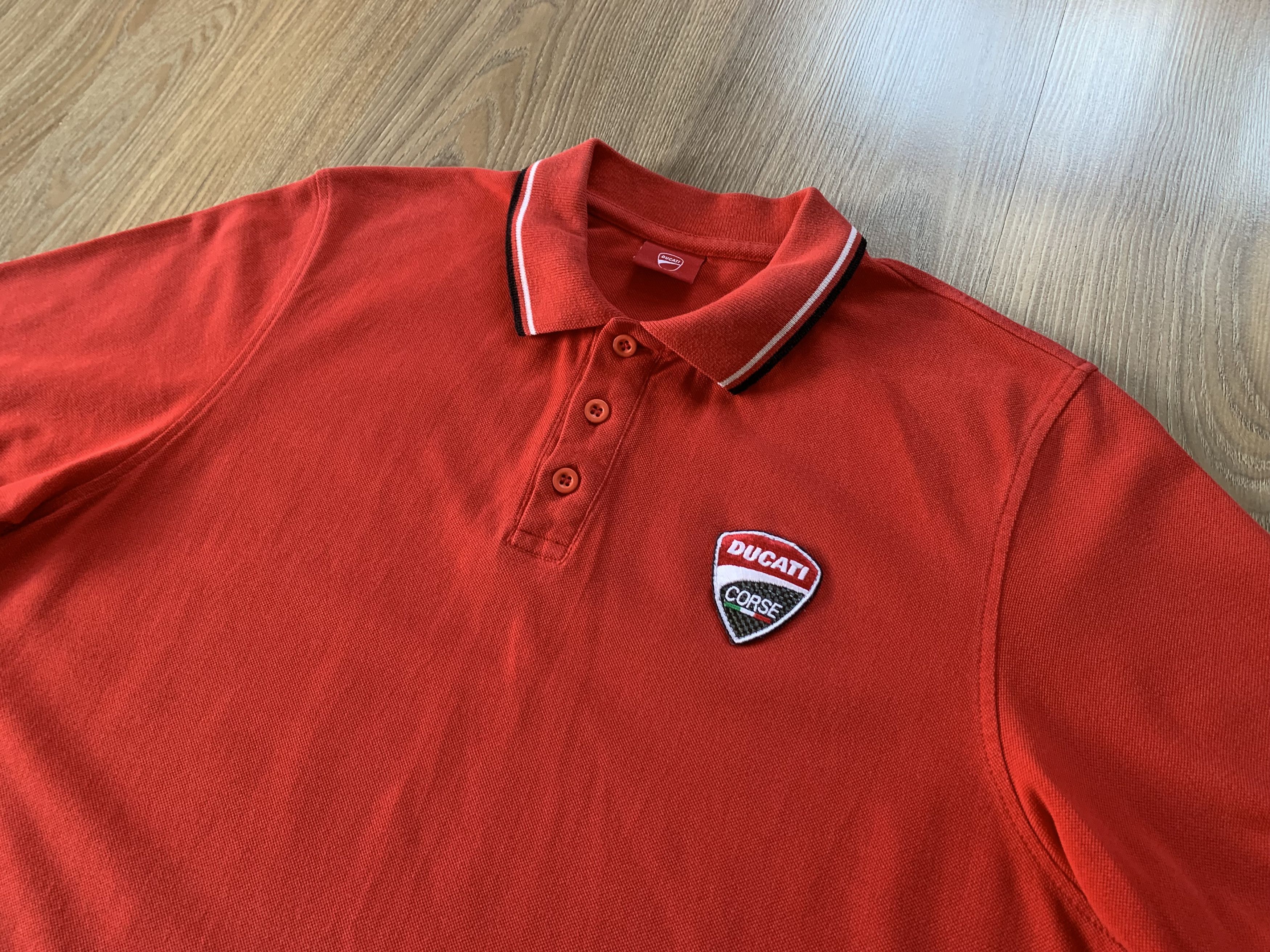 Ducati Original Ducati DC Basic Men's Red Polo Shirt Size US L / EU 52-54 / 3 - 4 Thumbnail