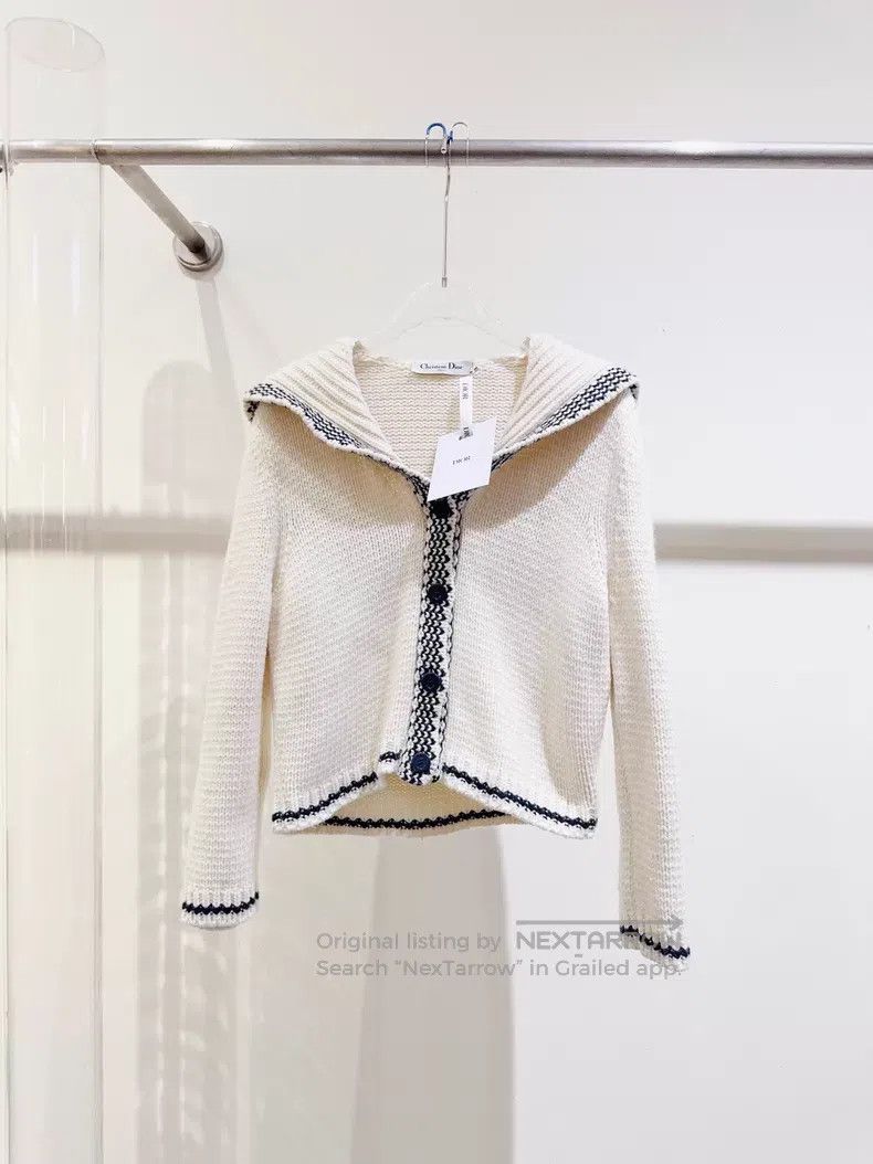 Dior Dior White cardigan coat Size XS / US 0-2 / IT 36-38 - 1 Thumbnail