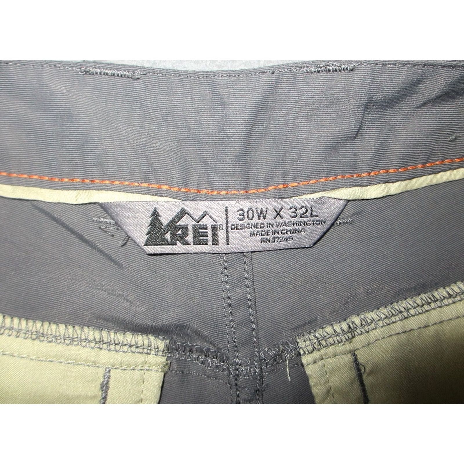 Vintage REI Pants Men's 30 X 31 Gray Outdoor Hiking Casual Pockets Size US 30 / EU 46 - 3 Thumbnail
