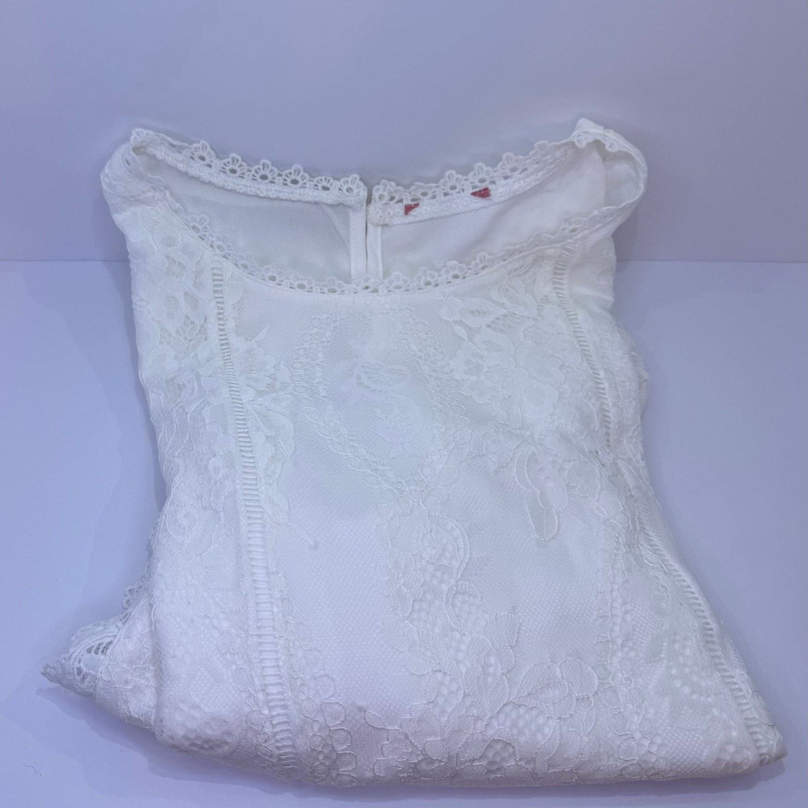 Other White Lace Sleeveless Blouse Top - Elegant & Versatile Size XXL / US 16-18 / IT 52-54 - 5 Thumbnail
