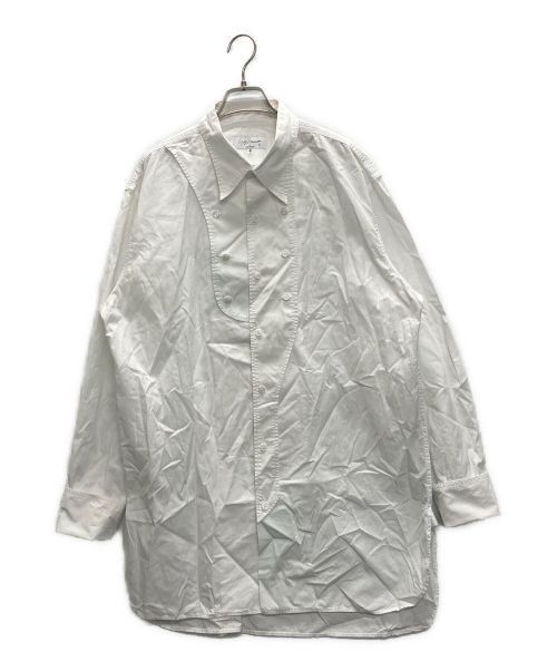 image of Yohji Yamamoto Pour Homme Multi-Button Shirt in White, Men's (Size XL)