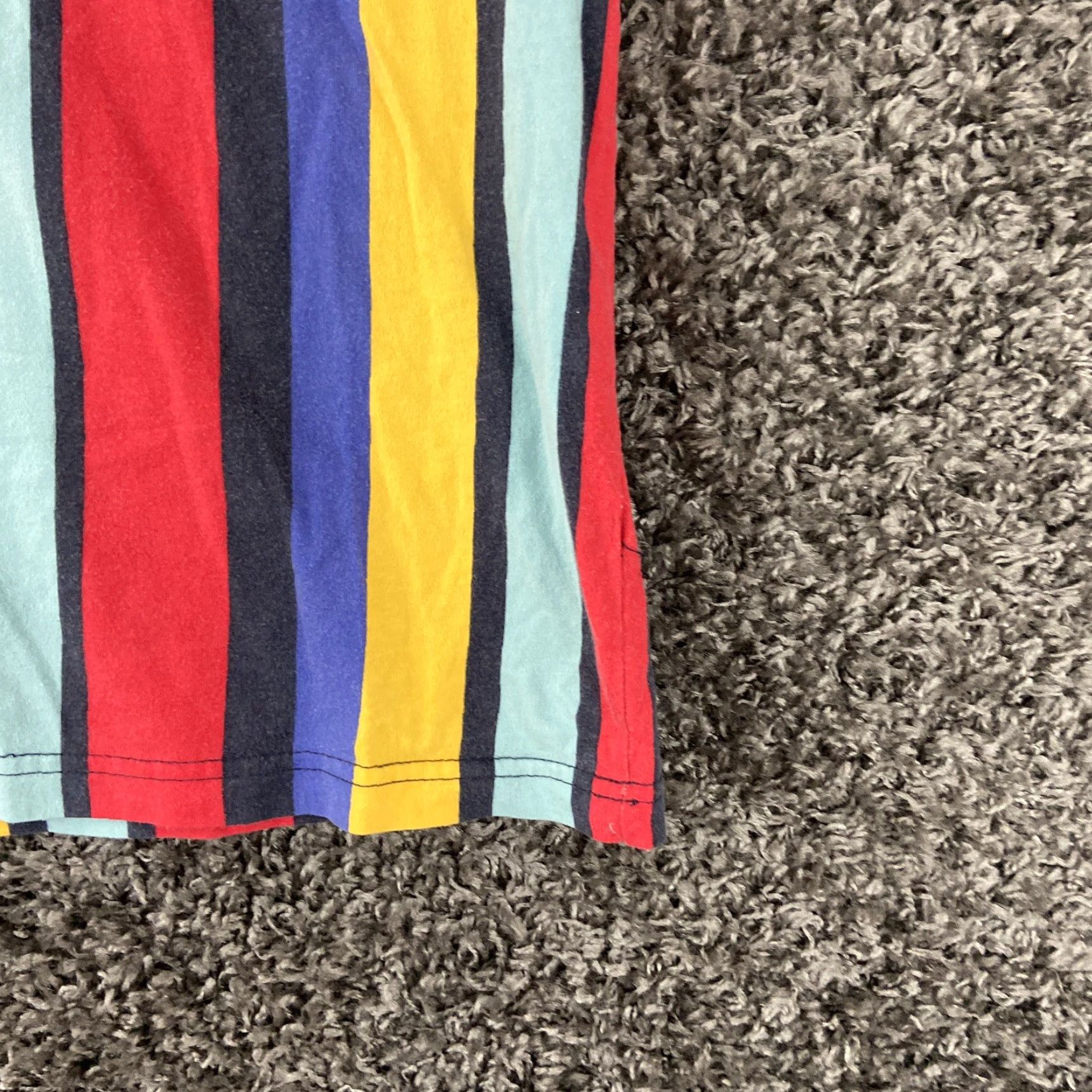 Forever 21 FOREVER 21 Men’s T-Shirt Striped Multicolor Short Sleeve M Adult Multicolor 90s Mens Size US M / EU 48-50 / 2 - 3 Thumbnail