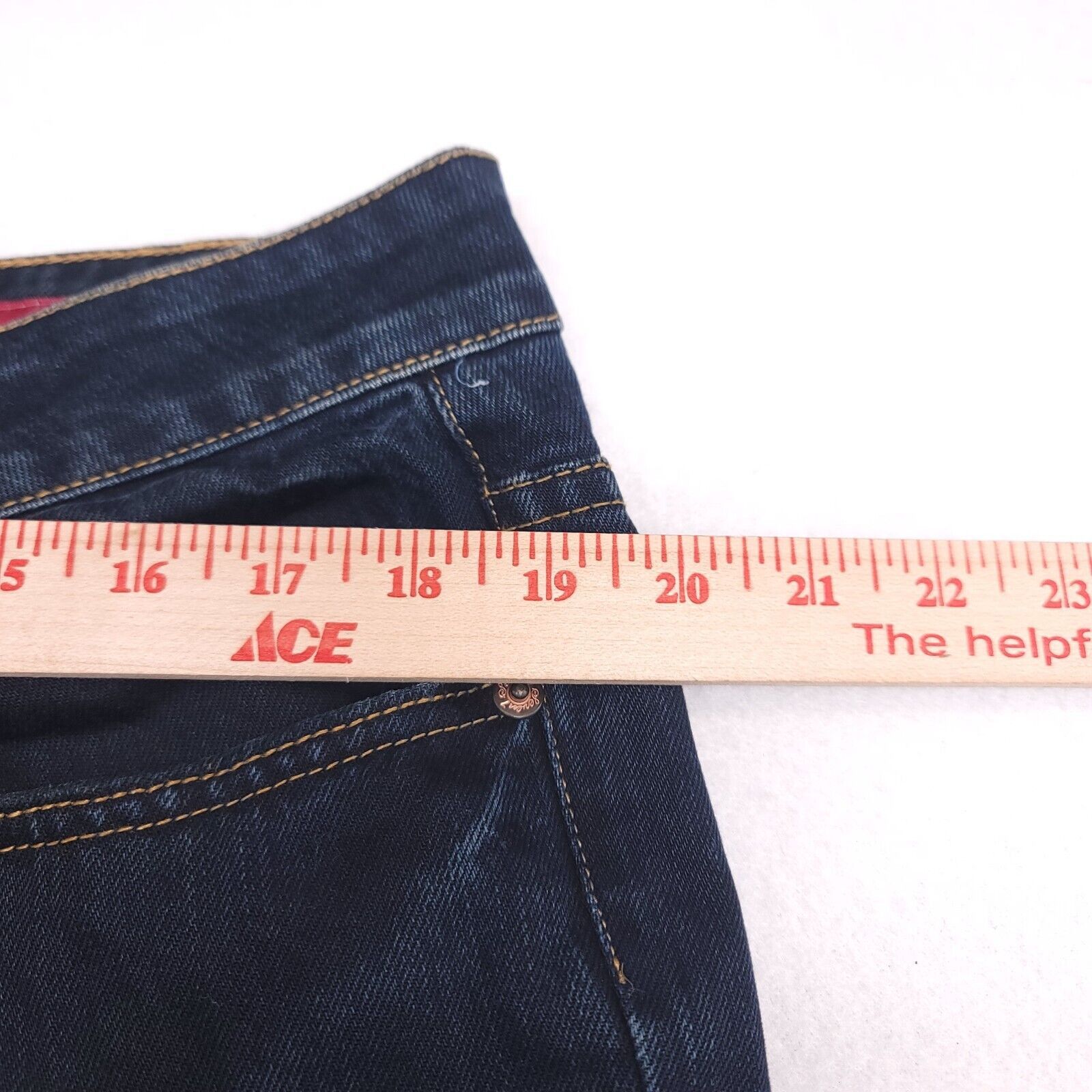 Seven 7 Seven7 Casual Button Zip Denim Jeans Womens Size 16 Blue Size 38" / US 16 / IT 52 - 9 Thumbnail
