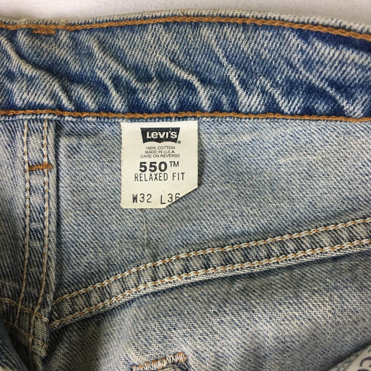 Levi's Vintage 90s Levi’s 550 Relaxed Fit Size US 32 / EU 48 - 10 Thumbnail