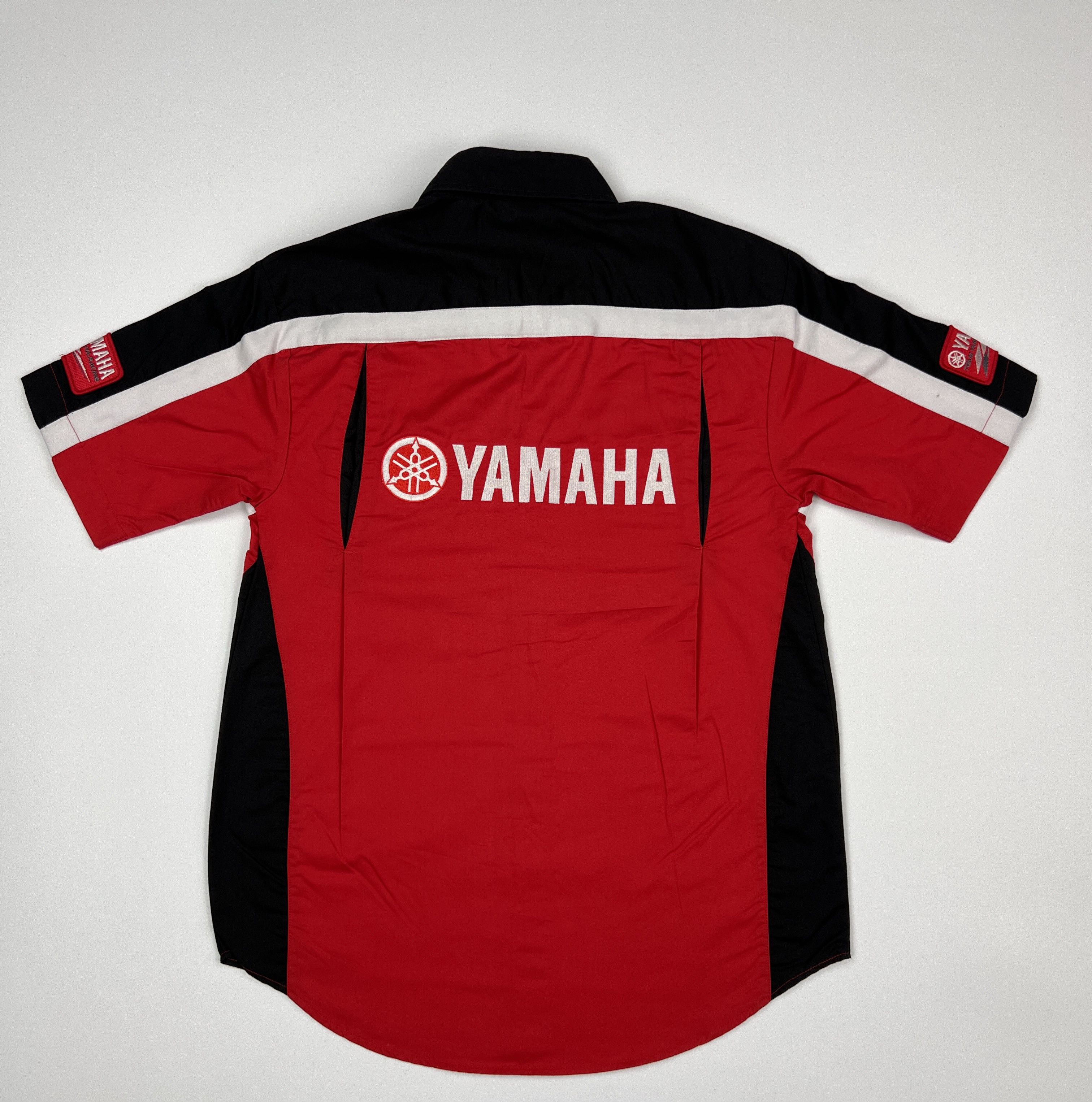 Vintage × Yamaha Vintage Y2K Yamaha Moto Team Racing Button Shirt Logo Size US S / EU 44-46 / 1 - 7 Thumbnail