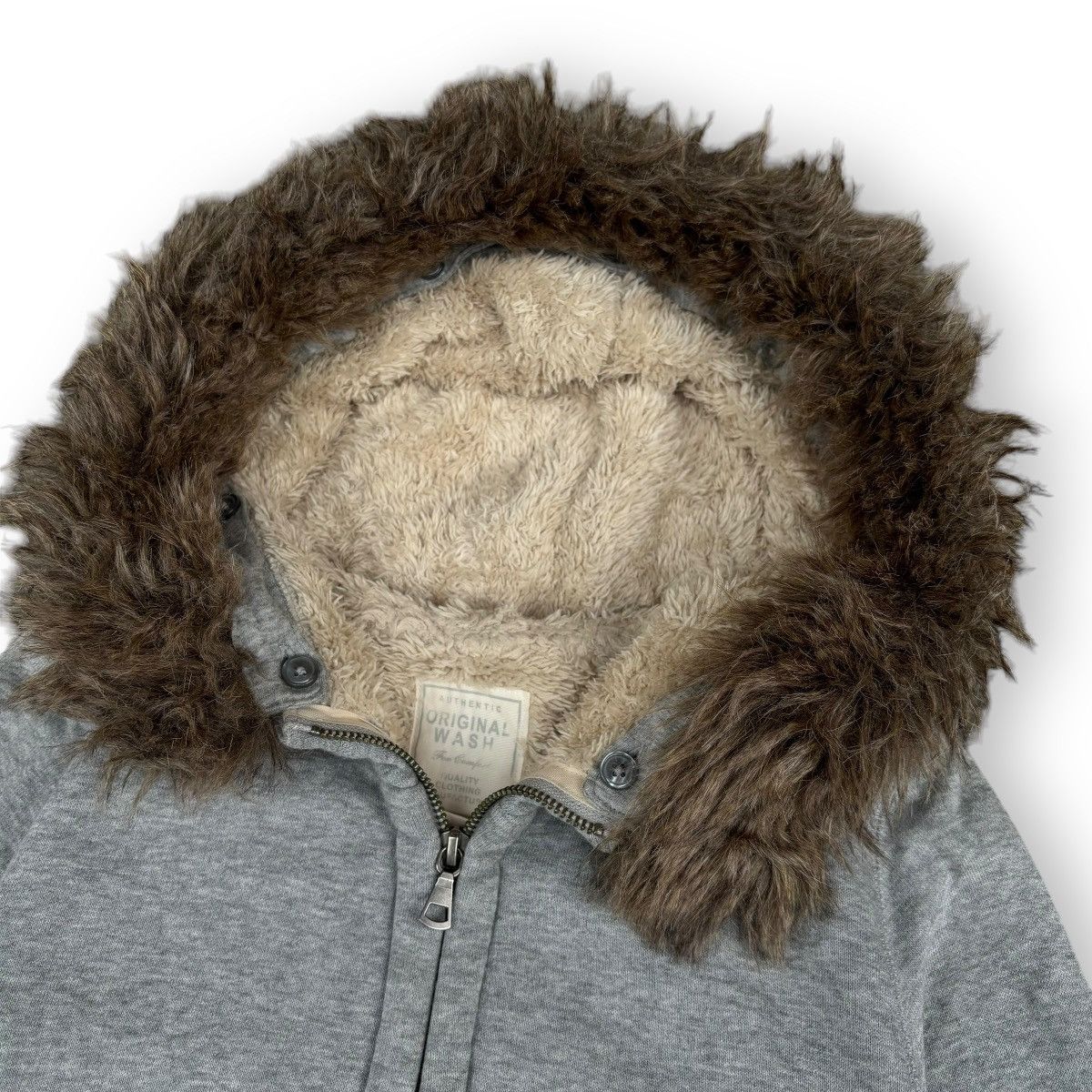 Uniqlo Ifsixwasnine LGB Style furfaux jacket vintage Y2K japan Size L / US 10 / IT 46 - 5 Thumbnail