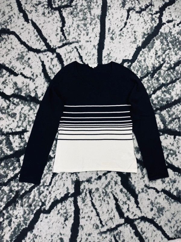 Other Max Mara sweater navy blue white striped viscose M Size US M / EU 48-50 / 2 - 1 Thumbnail