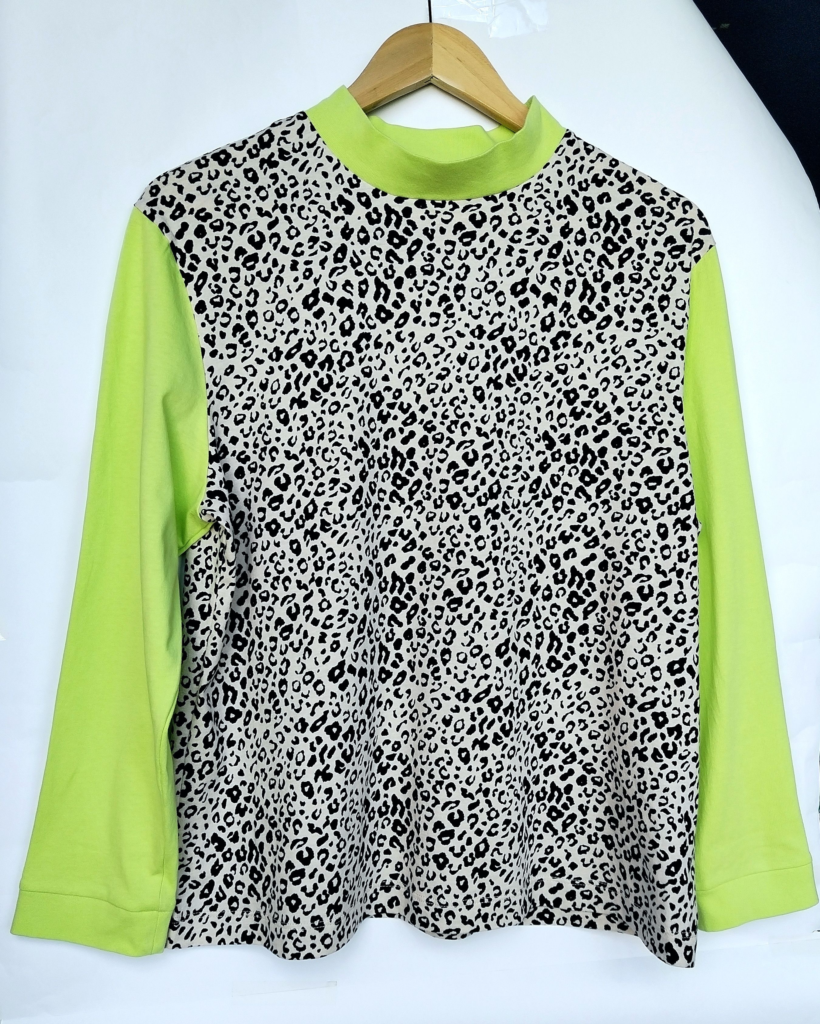 Sandy Liang Lewis leopard top Size L / US 10 / IT 46 - 1 Thumbnail
