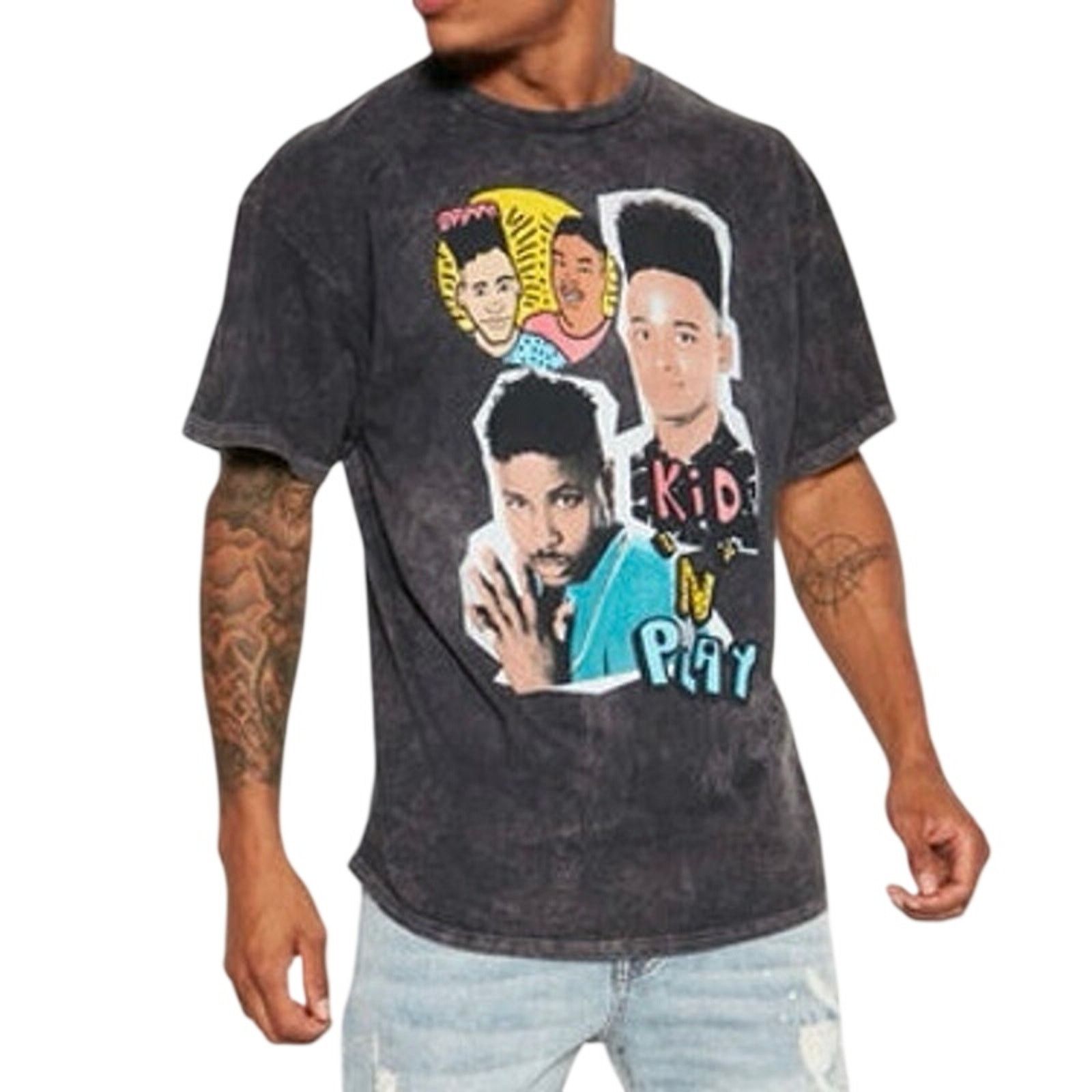 Other KID N PLAY Collage Short Sleeve Tee in Charcoal Unisex M Size US M / EU 48-50 / 2 - 2 Thumbnail