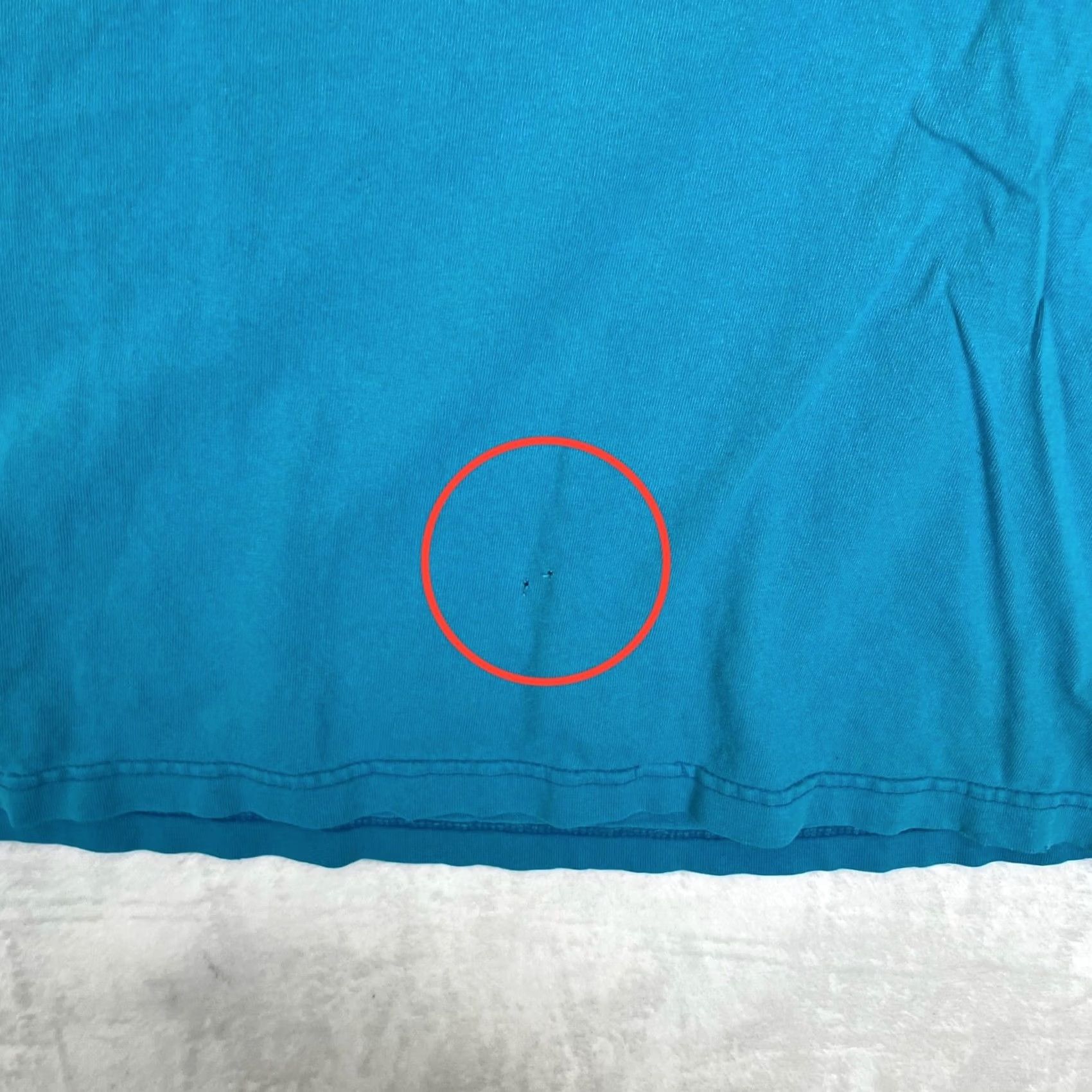 Carhartt VINTAGE Carhartt T-Shirt Pocket Tee 90s K87 Blue XL Tall Men Mens Short Sleeve Crew Neck Shirt Size US XL / EU 56 / 4 - 4 Thumbnail