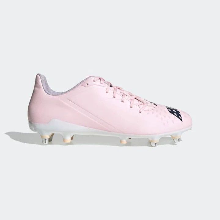 Adidas Malice Elite Soft Ground Cleats Boots Rugby Shoes in Pink, Men's (Size 8)