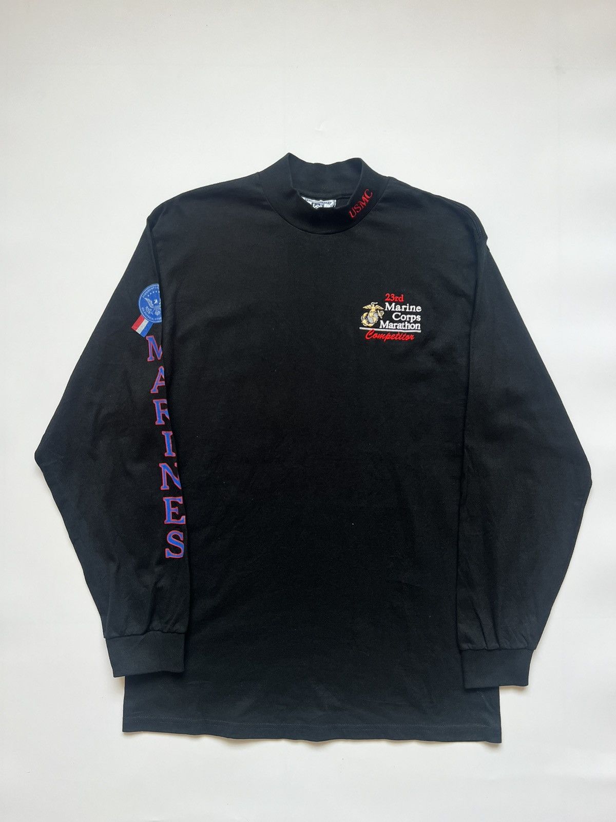 Lee × Vintage 1990's Lee Usmc Marines Corps Marathon Competition Size US M / EU 48-50 / 2 - 2 Thumbnail