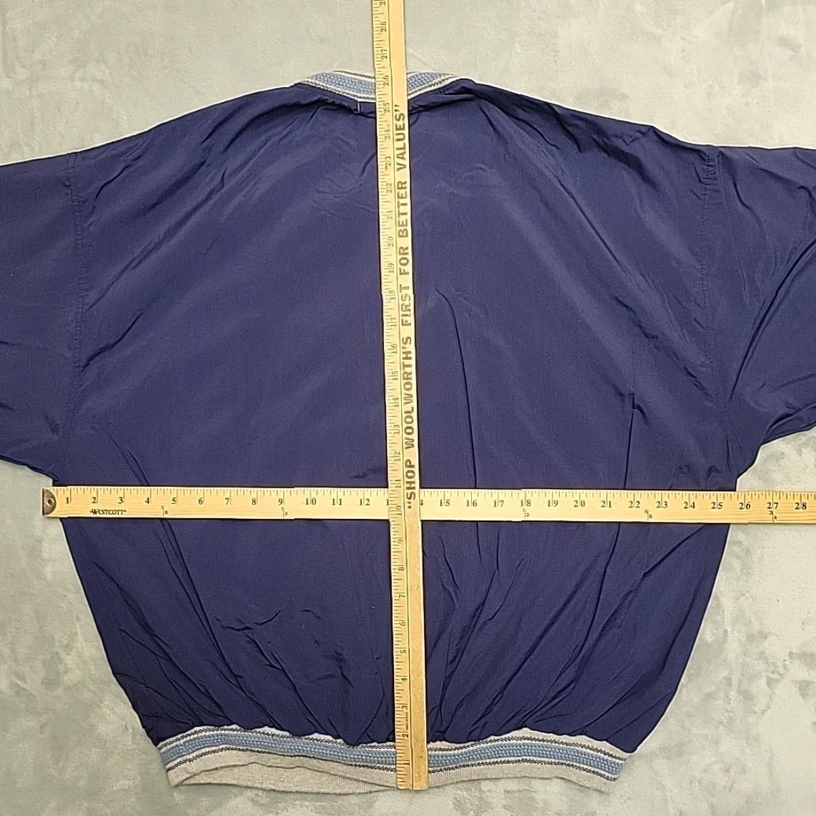 Vintage VINTAGE Rocky Mountain Elk Foundation Jacket Men L Blue Windbreaker RMEF Made in USA Embroidered Logo Outdoor Casual Mens Jacket Size US L / EU 52-54 / 3 - 7 Thumbnail
