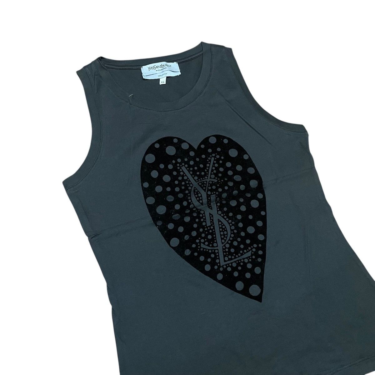 Yves Saint Laurent Hedi Slimane Yves Saint Laurent Tank Love Size S / US 4 / IT 40 - 2 Thumbnail