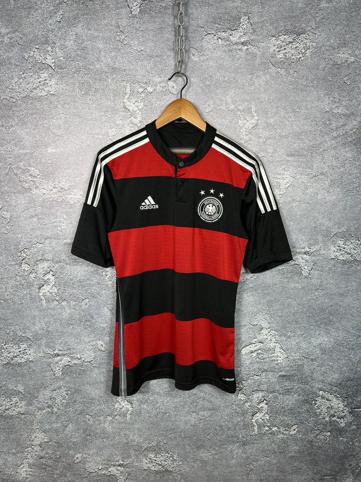 Adidas Germany 2014/15 Away Soccer Jersey Deutschland Kit T-shirt Size US M / EU 48-50 / 2 - 1 Thumbnail