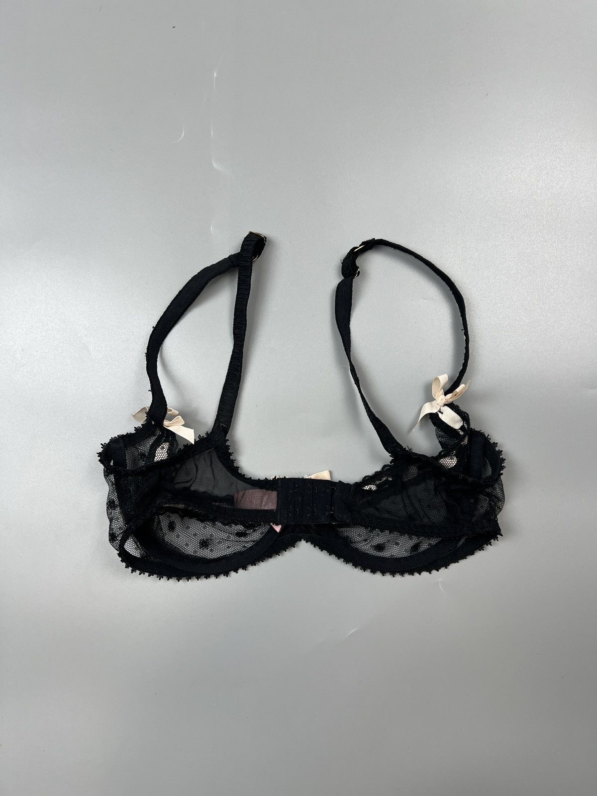 Designer Agent Provocateur Threadwork Bra And Suspender (Y0599) Size L / US 10 / IT 46 - 9 Thumbnail