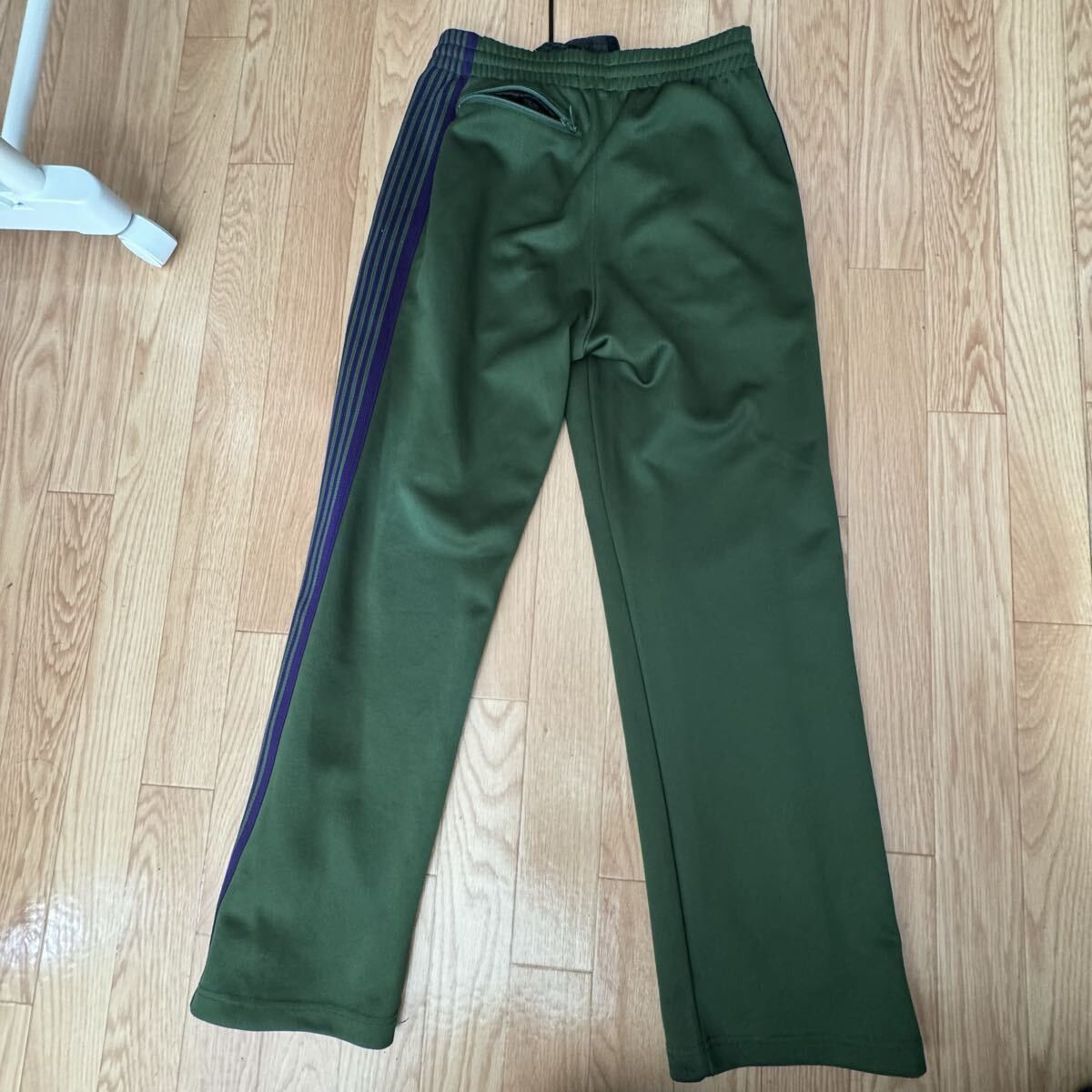 Needles Needles Track Pants, Bottoms, Jersey, XS Green Japan Size US 29 - 3 Thumbnail
