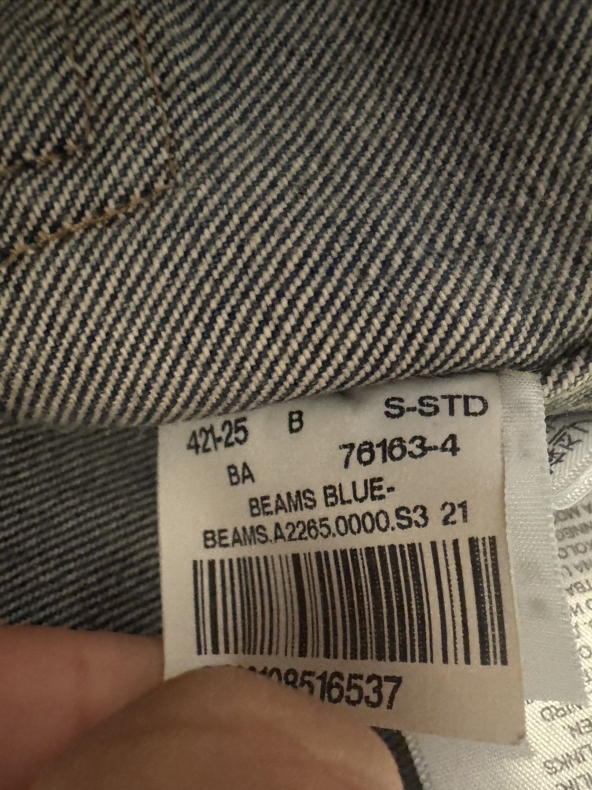 Beams Japan × Levi's Levi’s × BEAMS “Super Wide” Denim Jacket Type II Size S Size US S / EU 44-46 / 1 - 6 Thumbnail