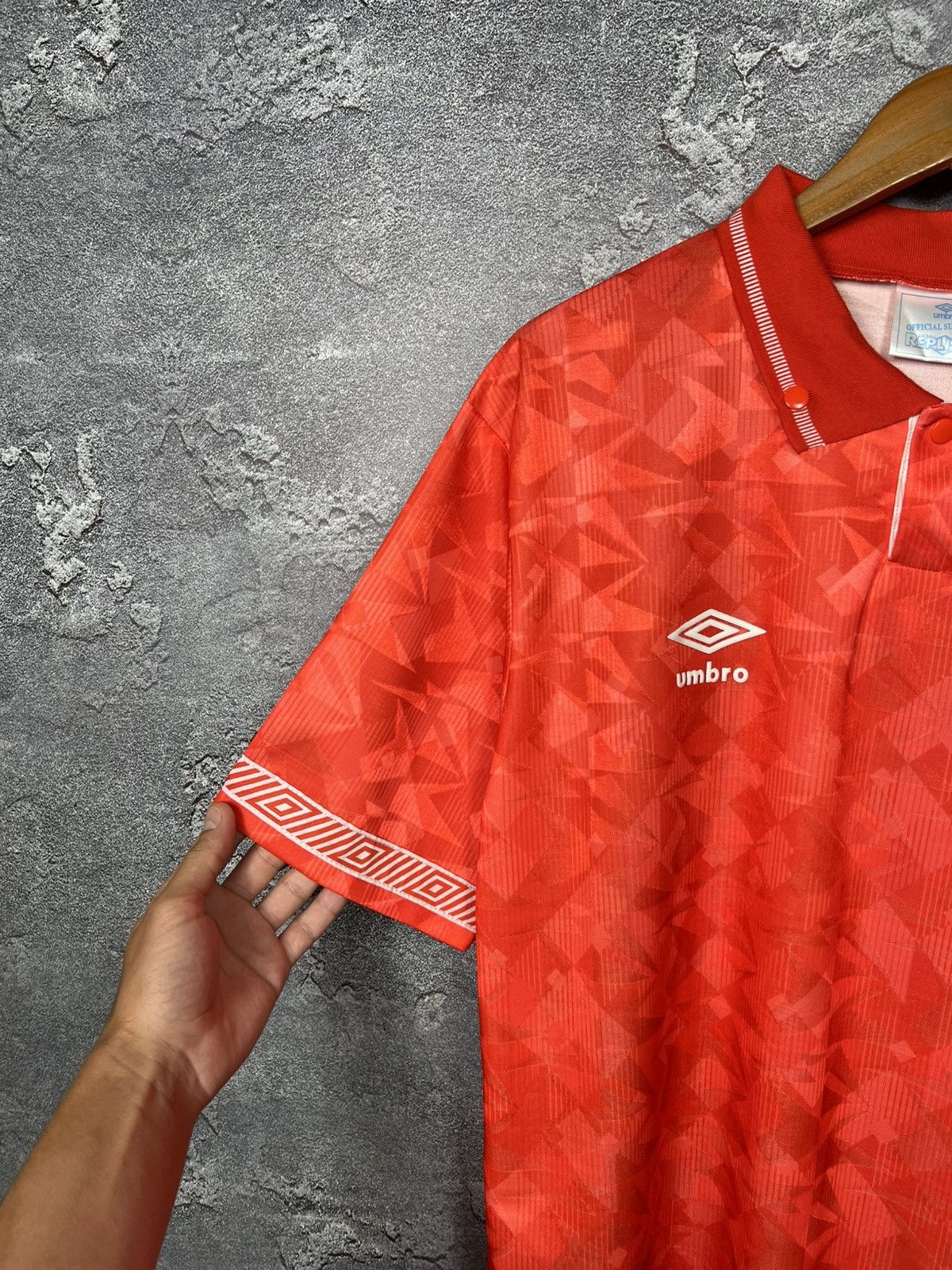 Umbro Vintage 1991 Wales #10 Speed Soccer Jersey T-shirt Size US XL / EU 56 / 4 - 4 Thumbnail