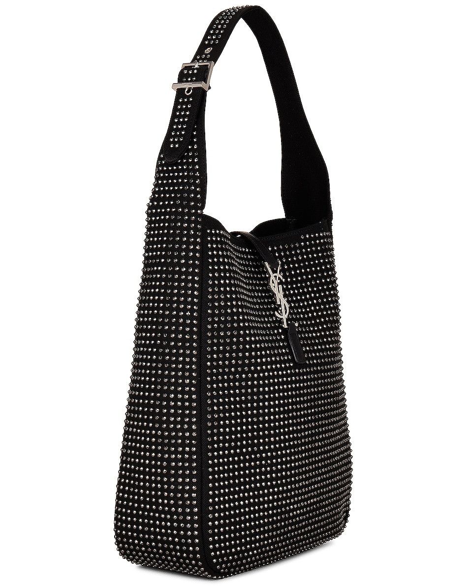 Saint Laurent Paris o1bcso1str0325 Size: OS/Le 5 A 7 Soft Medium Bag in Black Size ONE SIZE - 3 Thumbnail