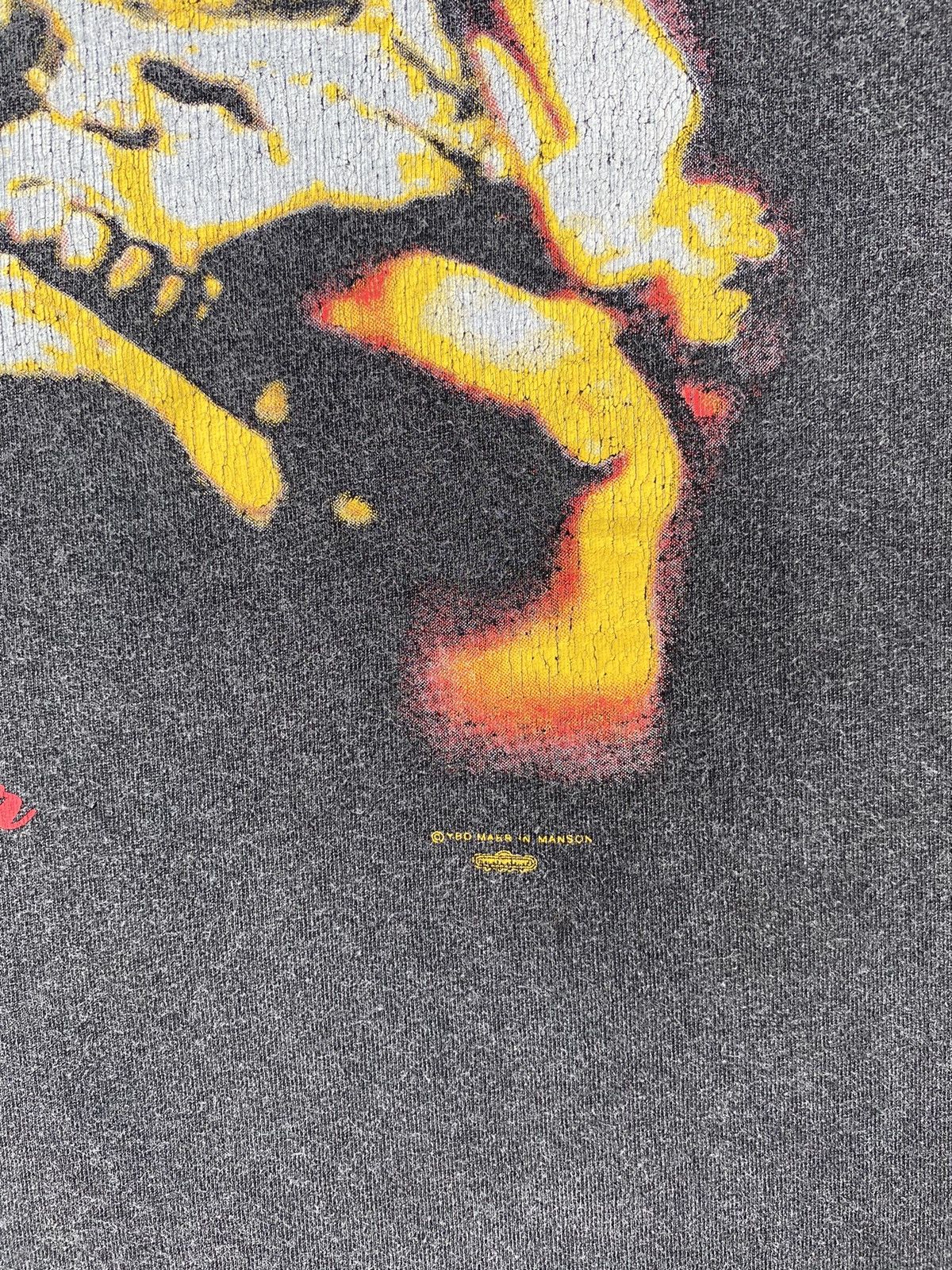Band Tees Rare💥Vintage Distressed Marilyn Manson By Black Air Tees Size US XL / EU 56 / 4 - 4 Thumbnail