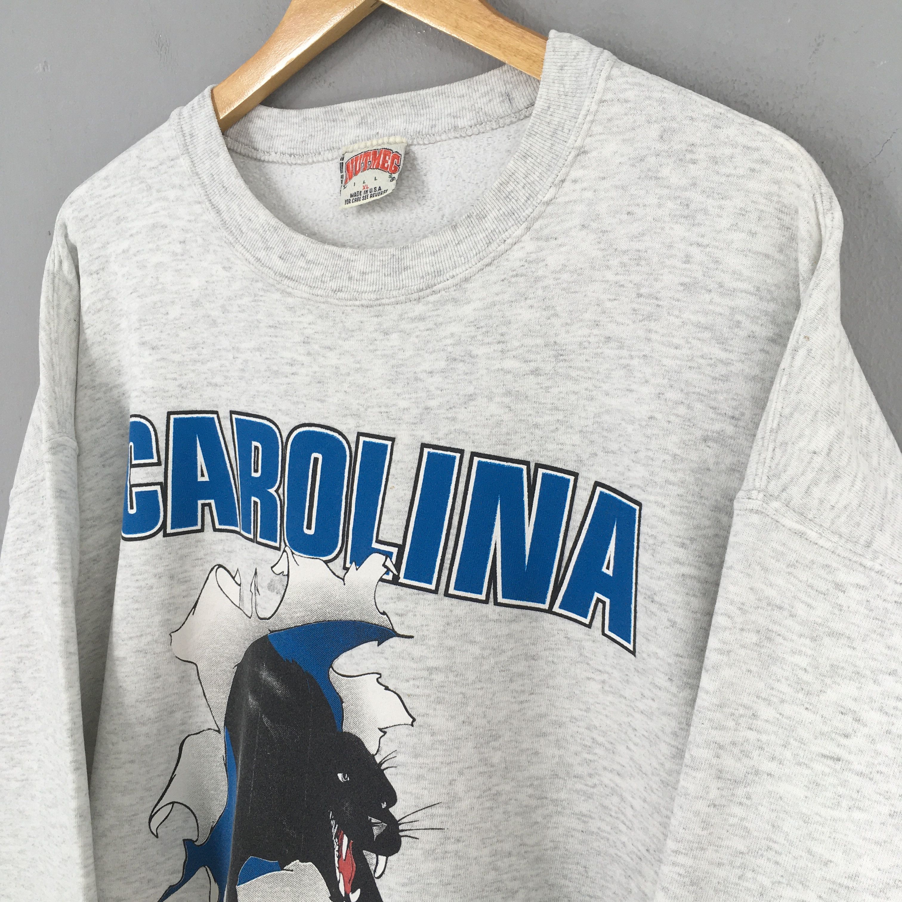 NFL Vintage Carolina Panthers NFL Football Sweatshirt XLarge Size US XL / EU 56 / 4 - 3 Thumbnail