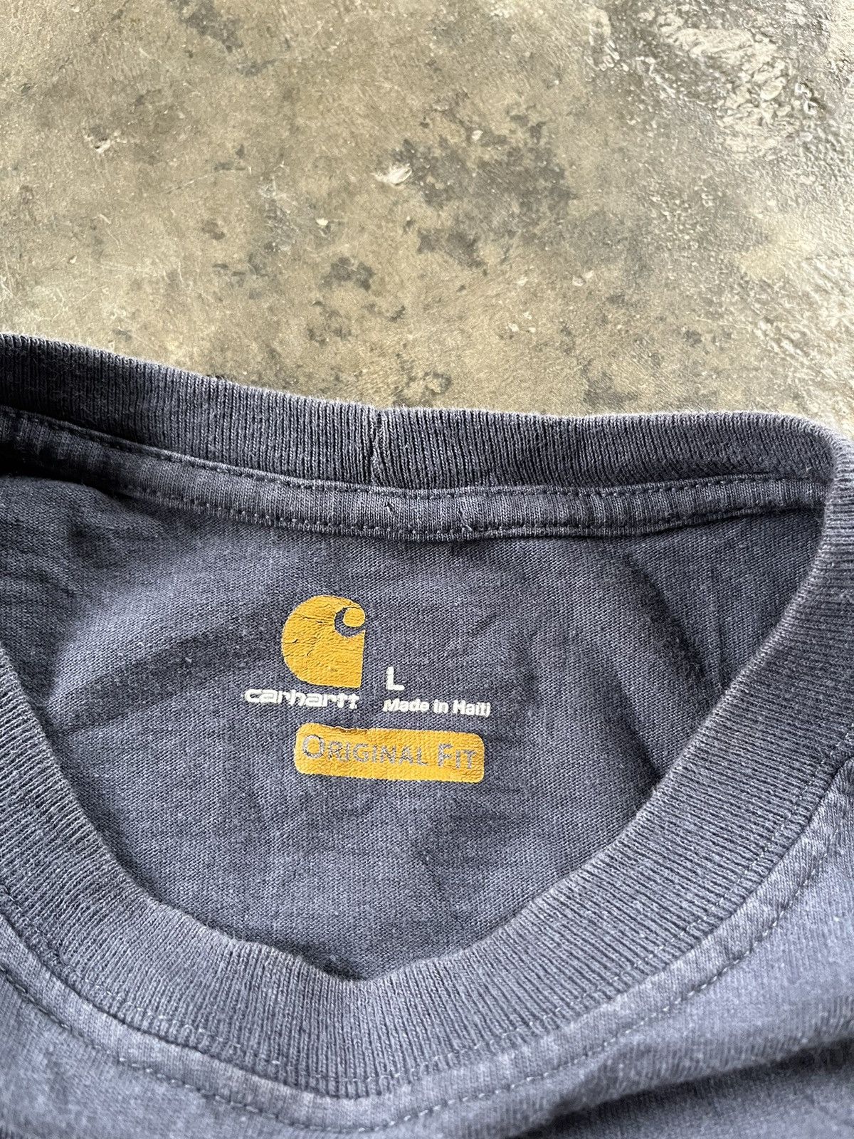 Carhartt × Vintage ⚡️STEALS⚡️Carhartt Single Pocket Logo Long Sleeve Tee Size US L / EU 52-54 / 3 - 3 Thumbnail