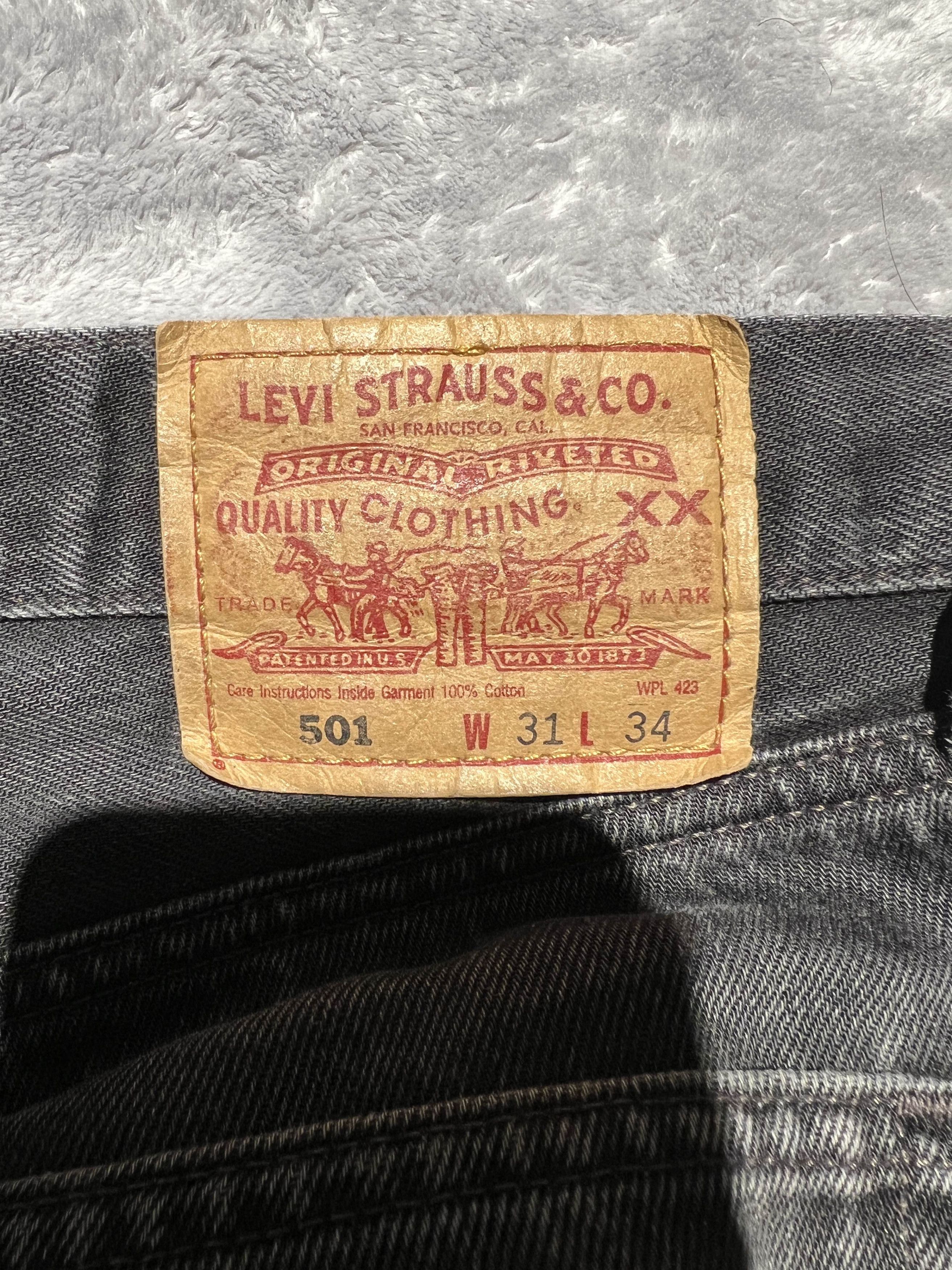 Levi's Vintage Clothing Vintage Levi's Japan 501XX Black Jeans 30x30 Size US 31 - 5 Thumbnail