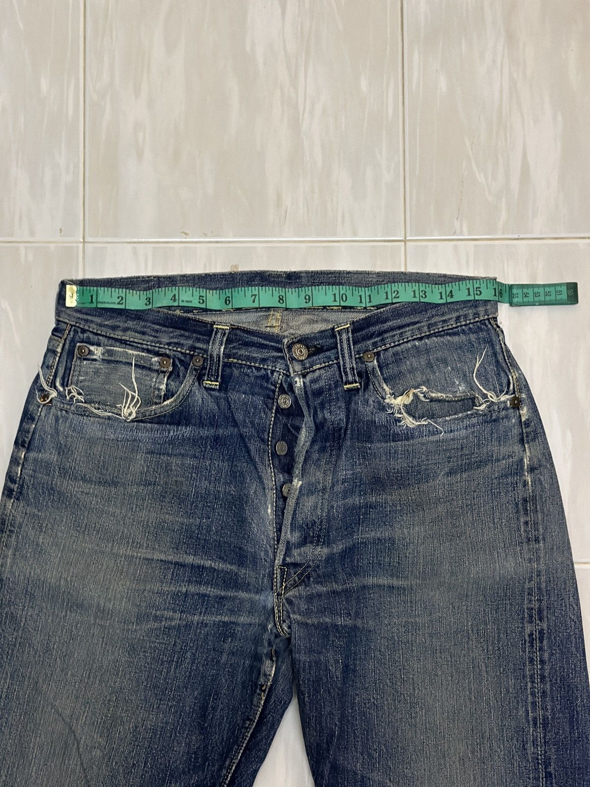 Levi's × Vintage Rare Levis 501 big e hidden rivet 1947 model Size US 32 / EU 48 - 4 Thumbnail